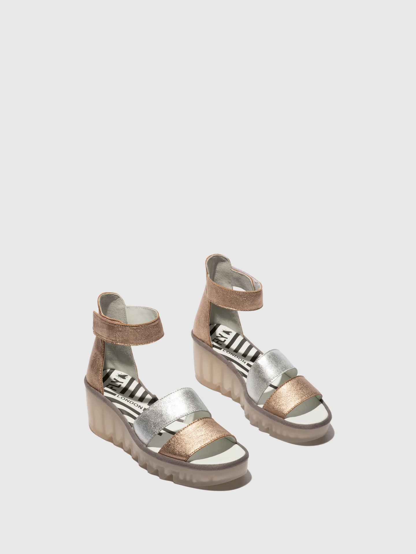 Strappy Sandals BONO290FLY SAHARA/SILVER/SAHARA - Image 2