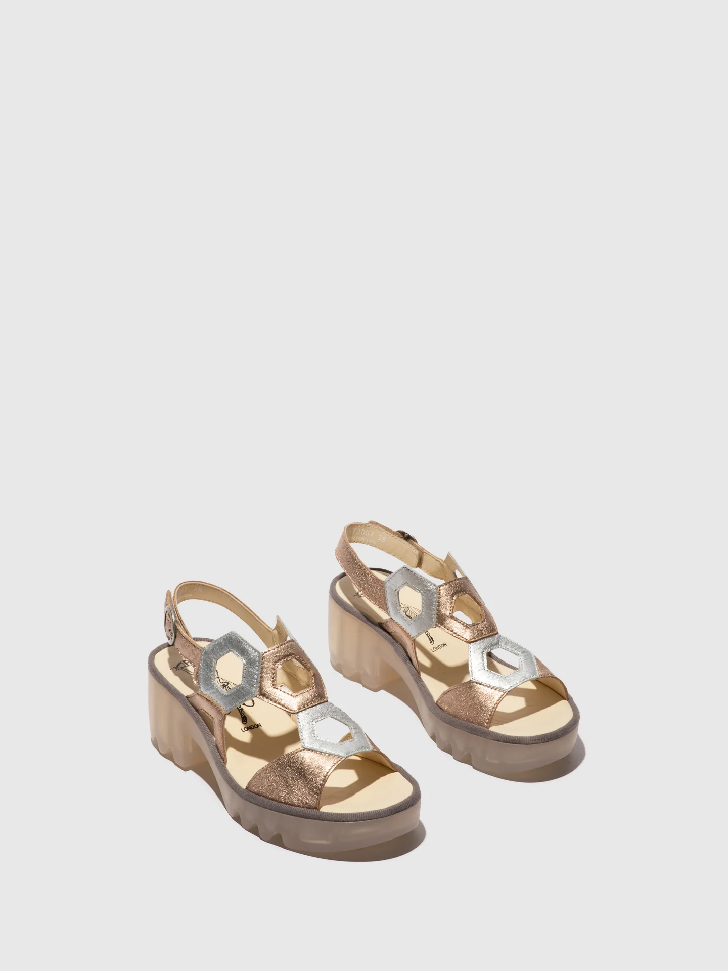 Sling-Back Sandals TEWA573FLY SAHARA/SILVER - Image 2