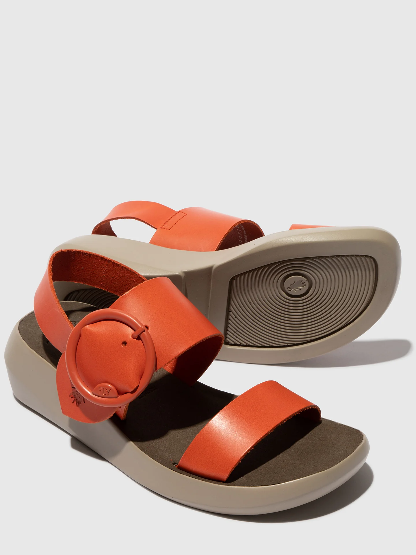 Buckle Sandals BANI739FLY SCARLET - Image 4