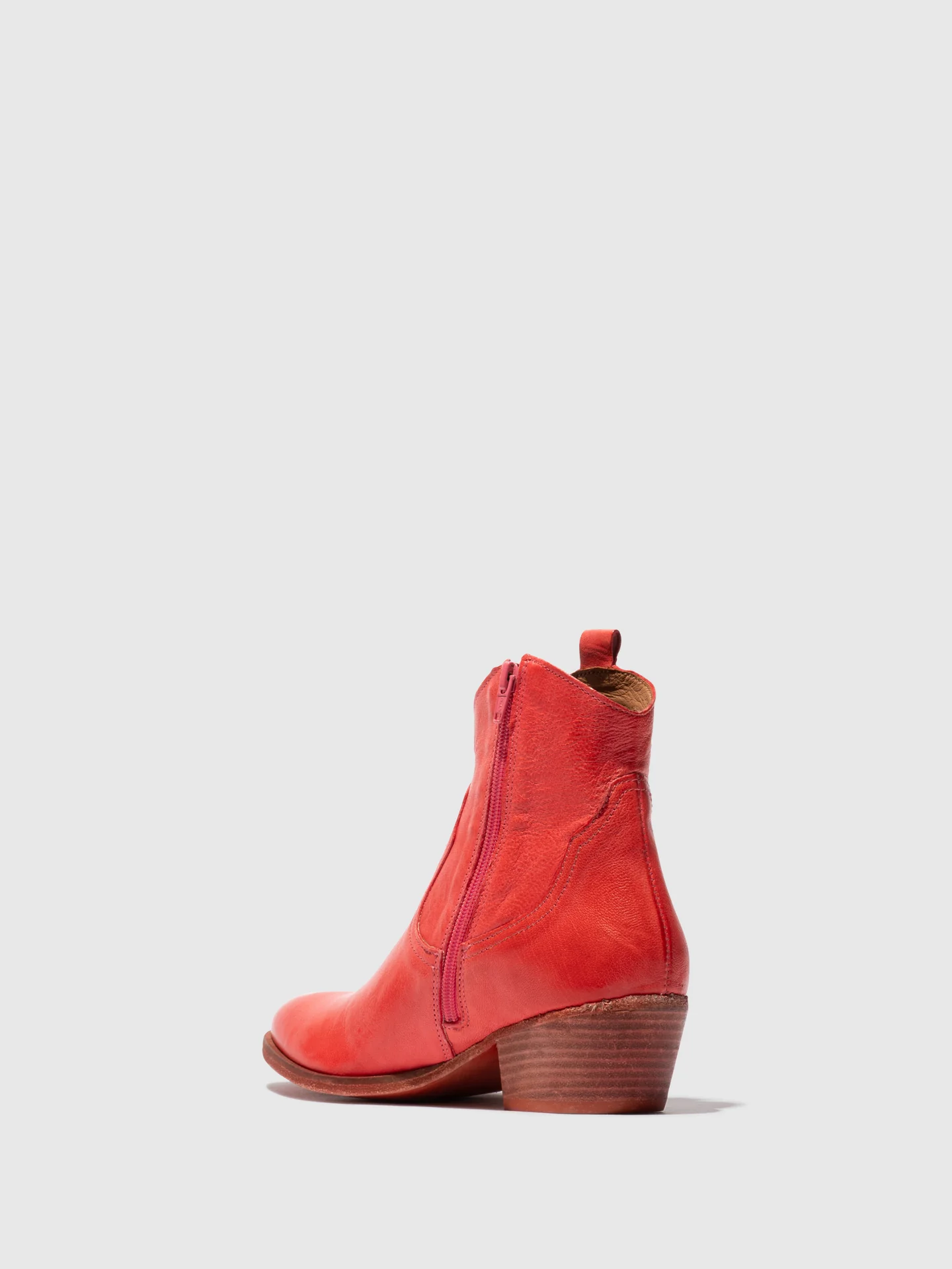 Cowboy Ankle Boots WAMI092FLY SCARLET - Image 3