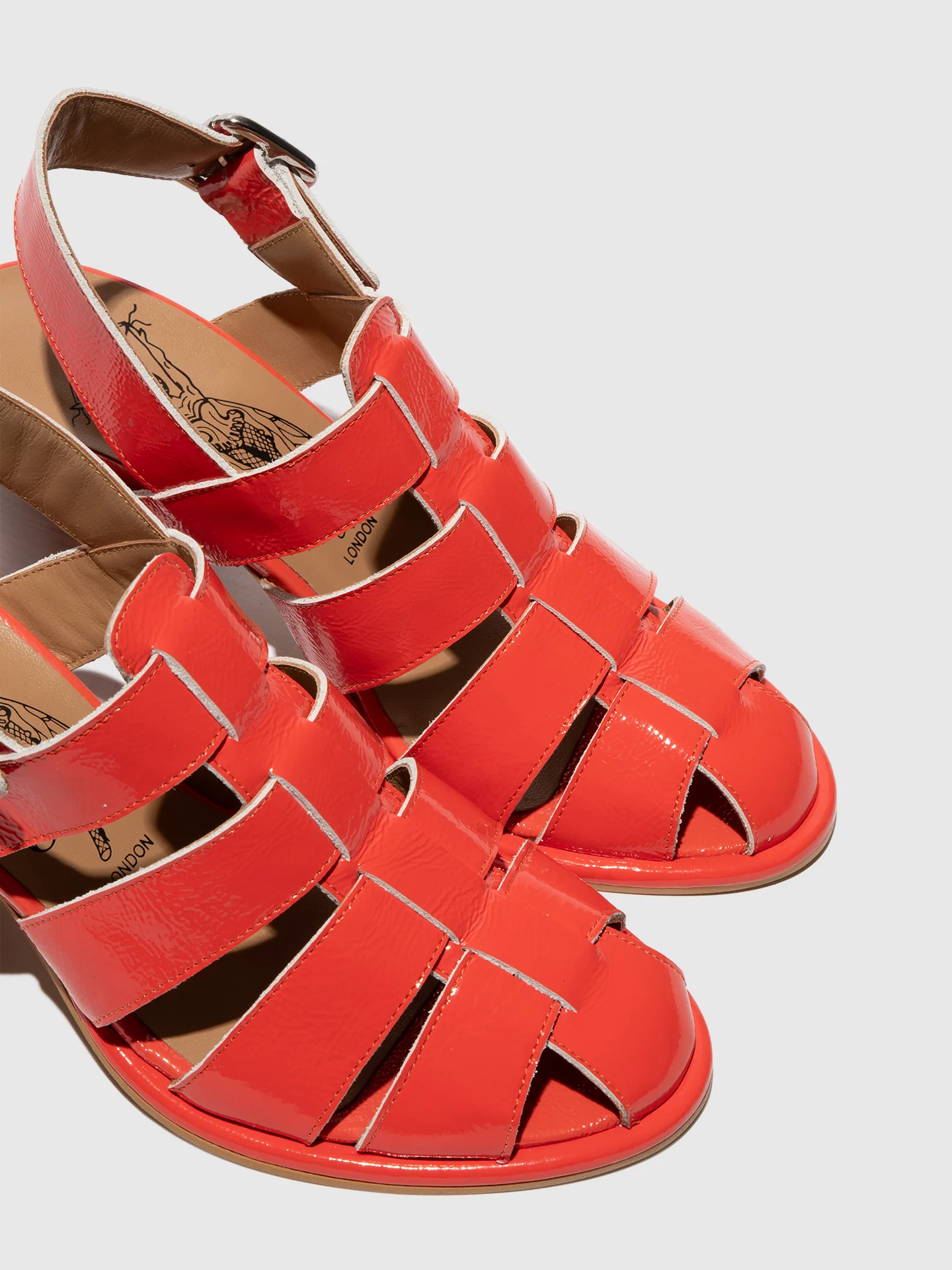 Heel Sandals MAIF262FLY SCARLET - Image 4