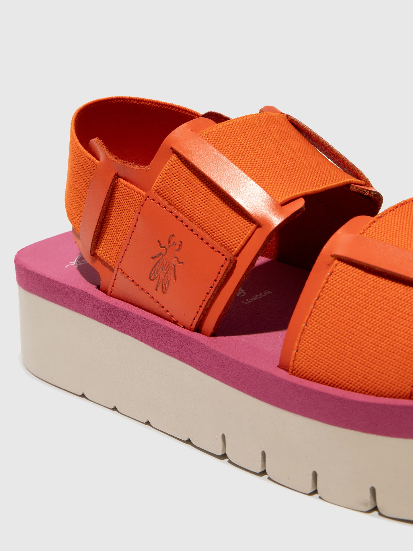 Sling-Back Sandals SORU277FLY SCARLET/ORANGE/LILAC - Image 4