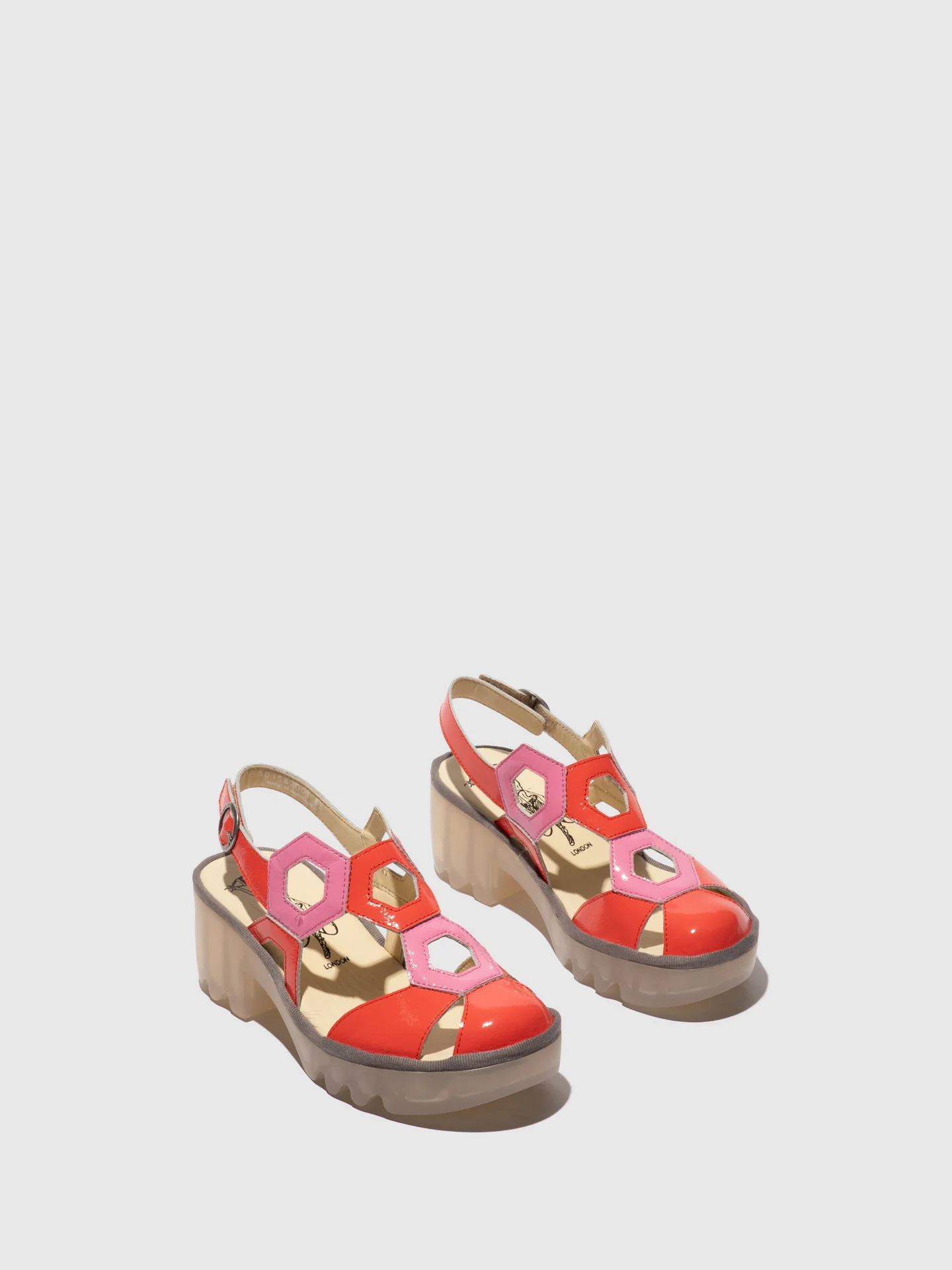 Sling-Back Sandals TRUL582FLY SCARLET/PINK - Image 2