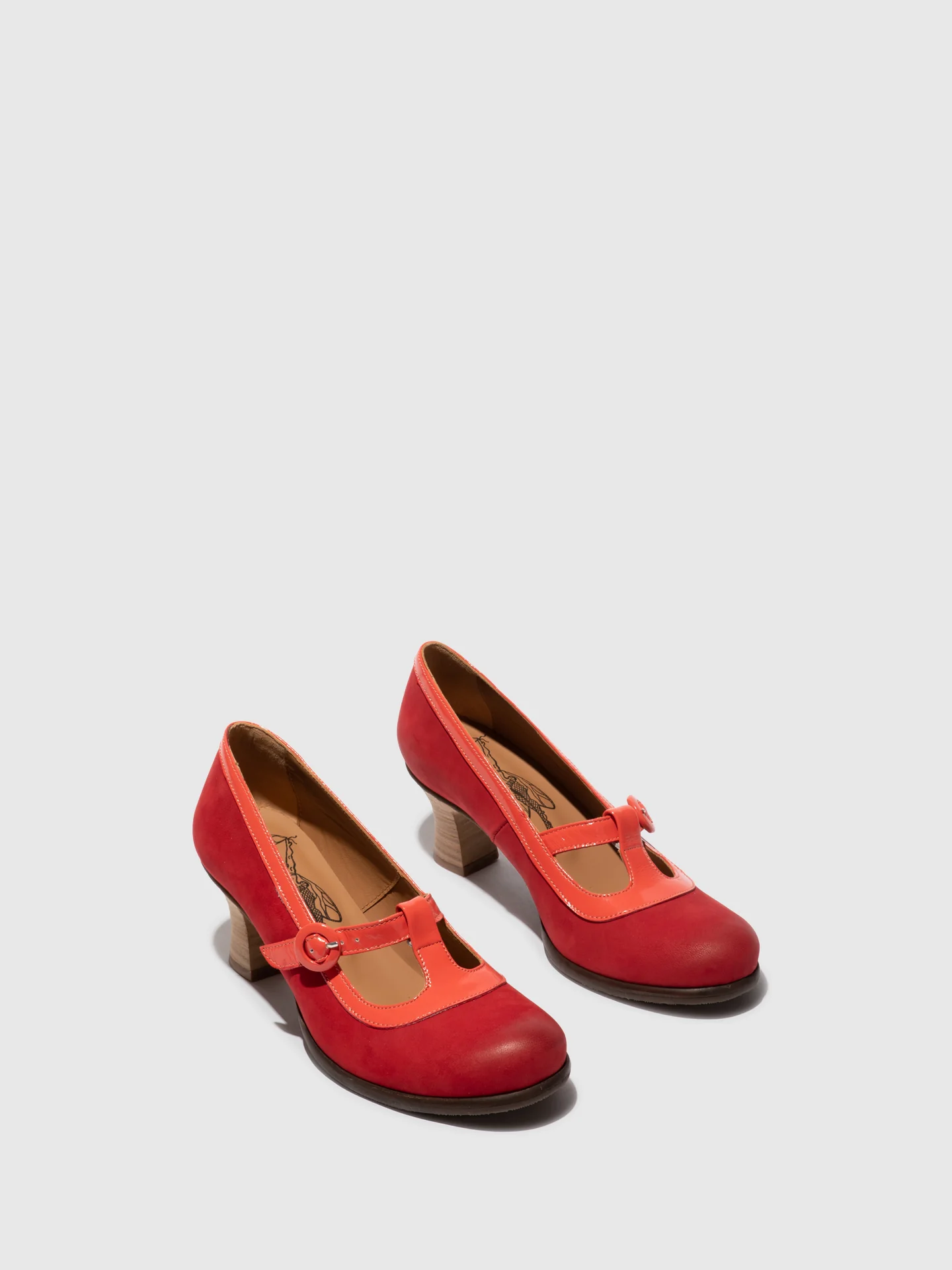 Heel Shoes BEGI085FLY SCARLET/SCARLET - Image 2