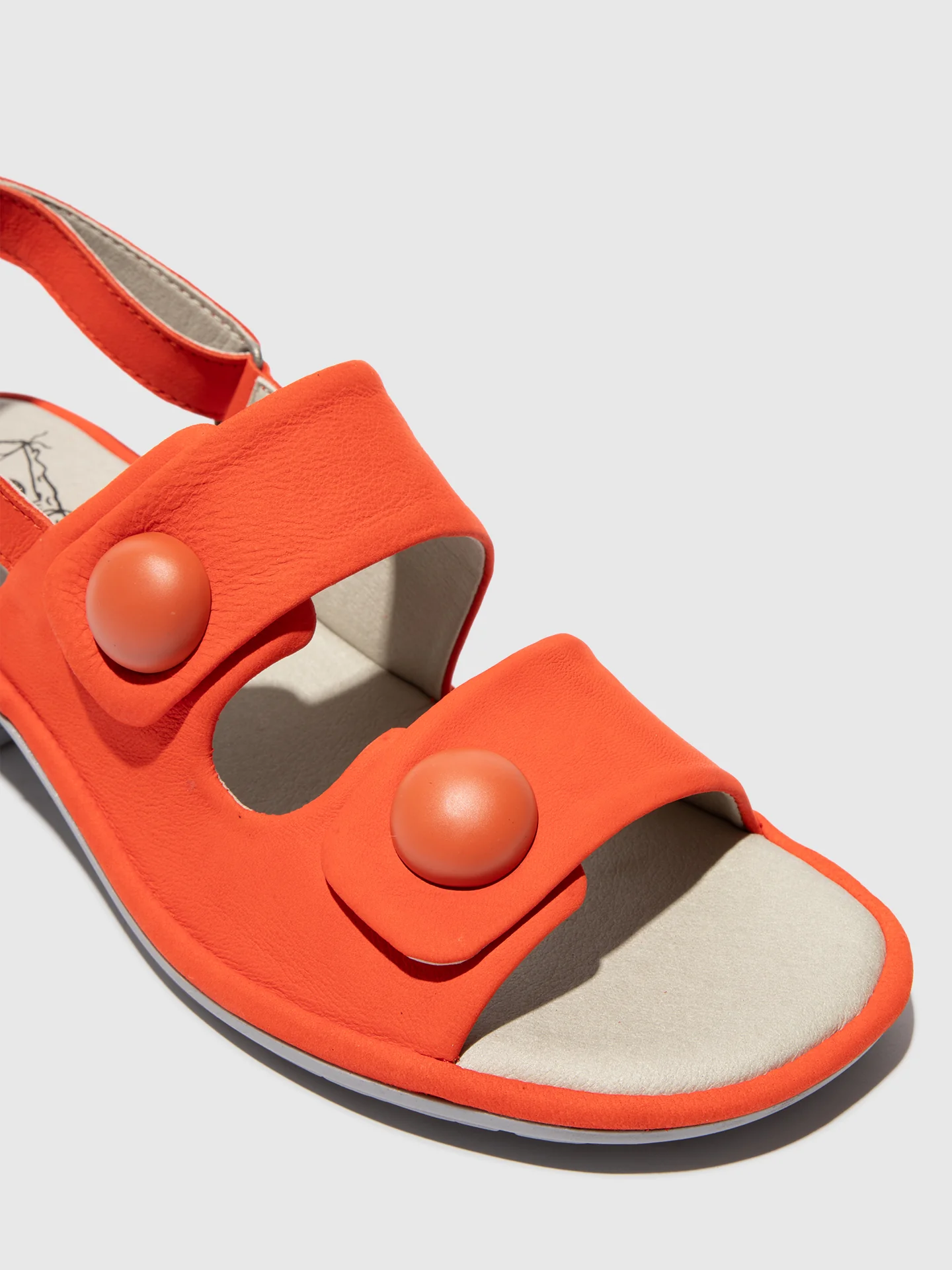 Sling-Back Sandals EBLA489FLY SCARLET - Image 4