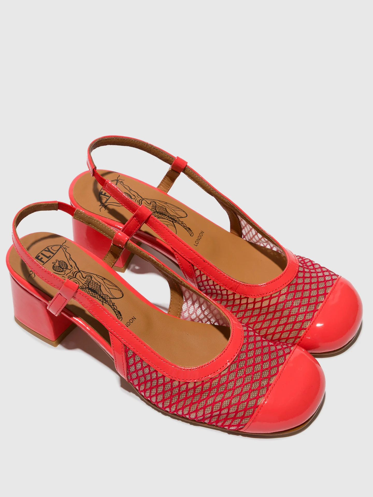 Sling-Back Sandals SOKI273FLY SCARLET - Image 4