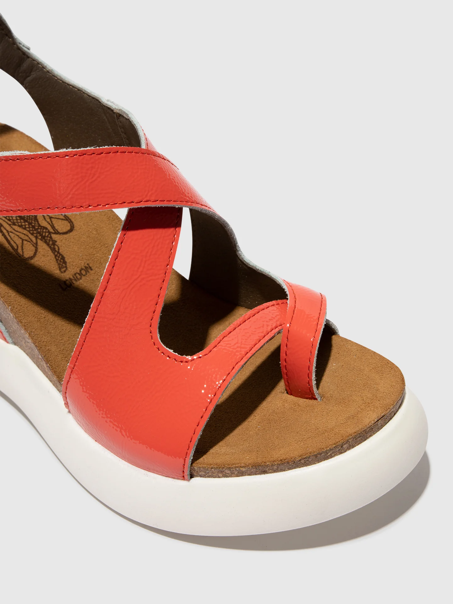 Velcro Sandals GAVI048FLY SCARLET - Image 4
