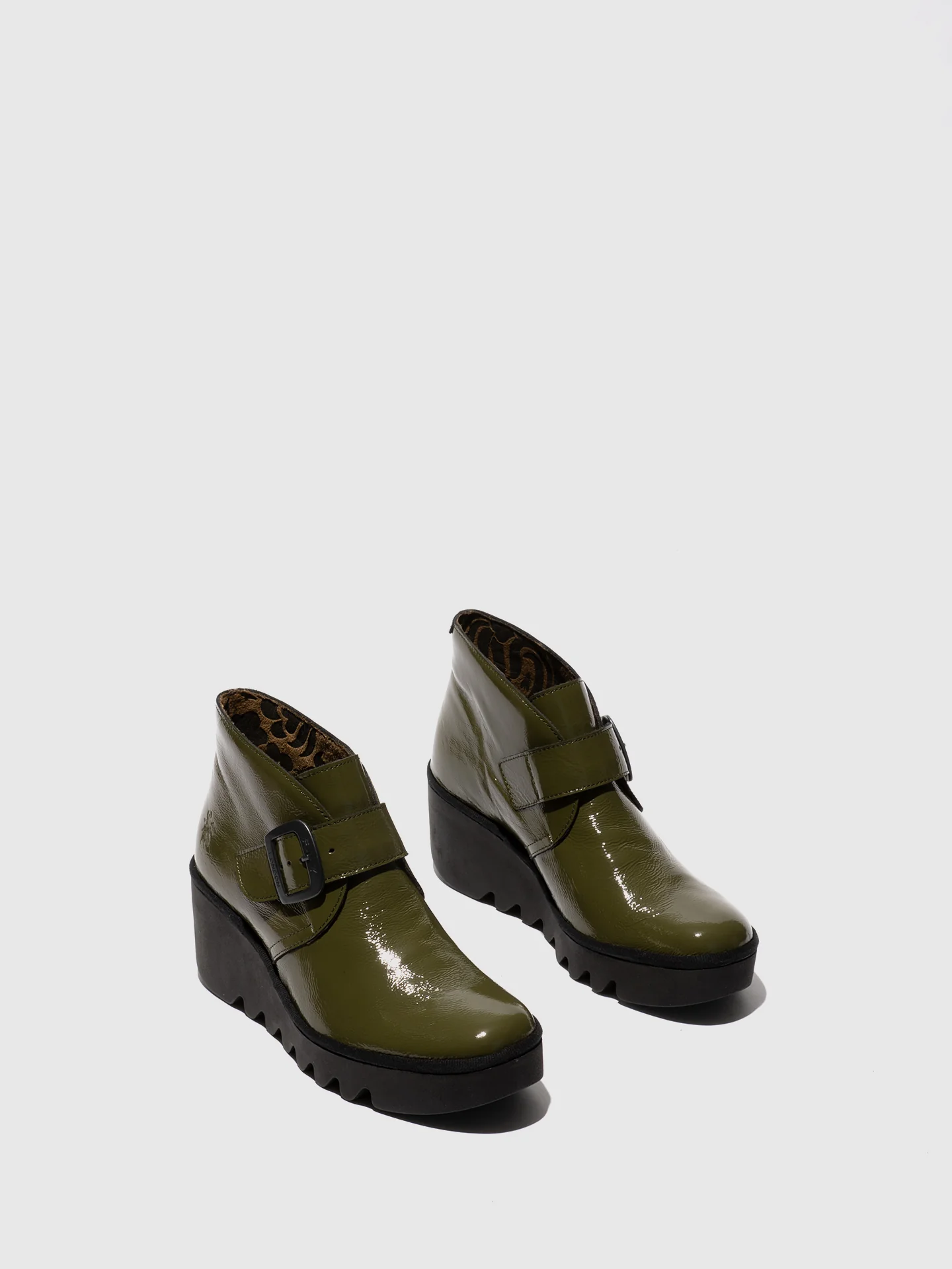Buckle Ankle Boots BIRT397FLY SEA KELP - Image 2