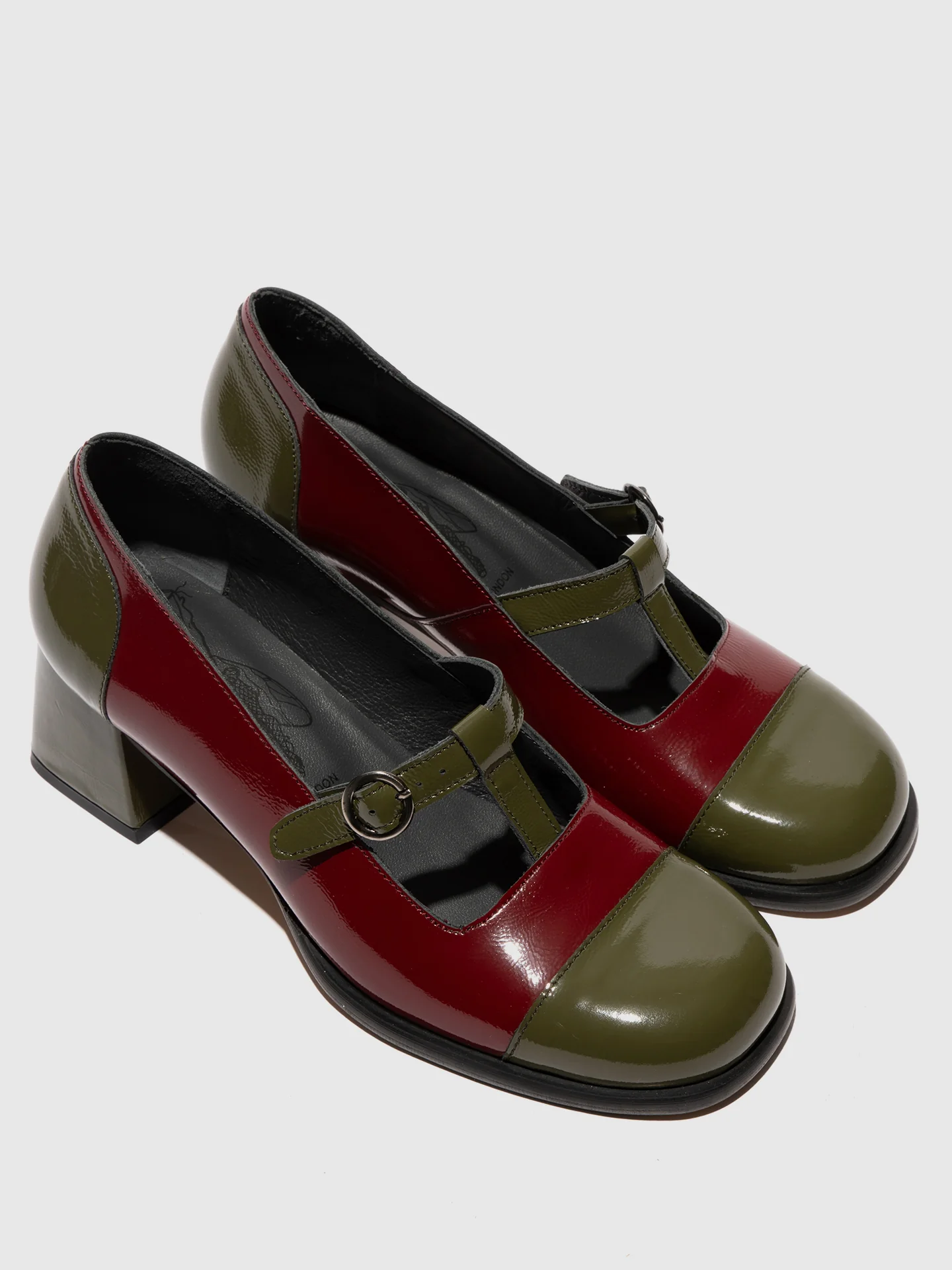 Buckle Shoes SOLF341FLY SEA/KELP INT. RUST - Image 4
