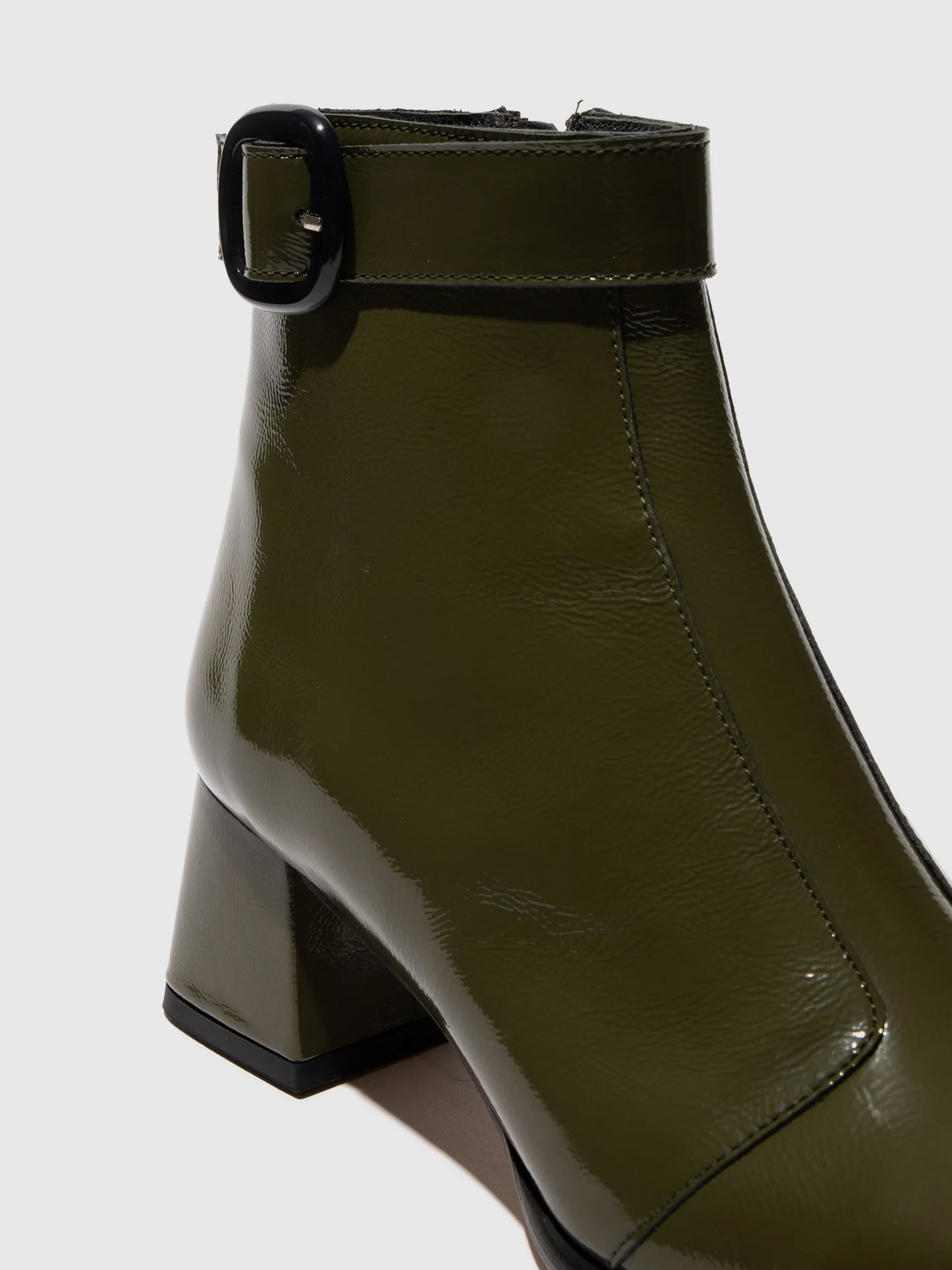 Zip Up Ankle Boots SIRT340FLY SEA KELP - Image 4
