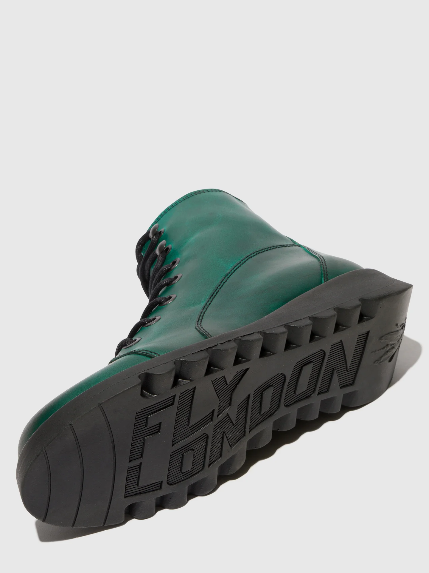 Lace-up Ankle Boots SORE813FLY SHAMROCK GREEN (BLACK SOLE) - Image 4