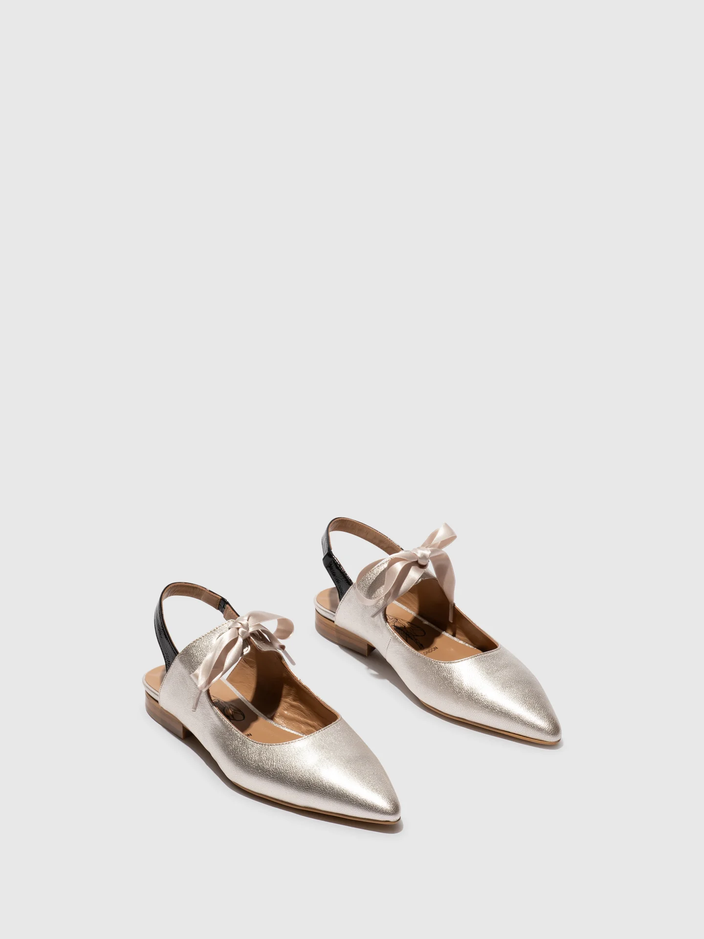 Pointed Toe Shoes SAUB268FLY SILVER/BLACK - Image 2