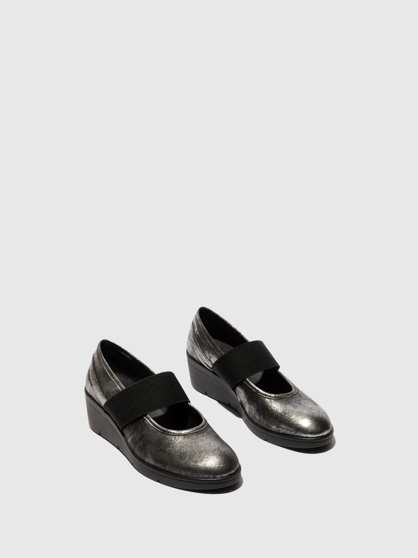 Elasticated Shoes NARA547FLY SILVER - Image 2