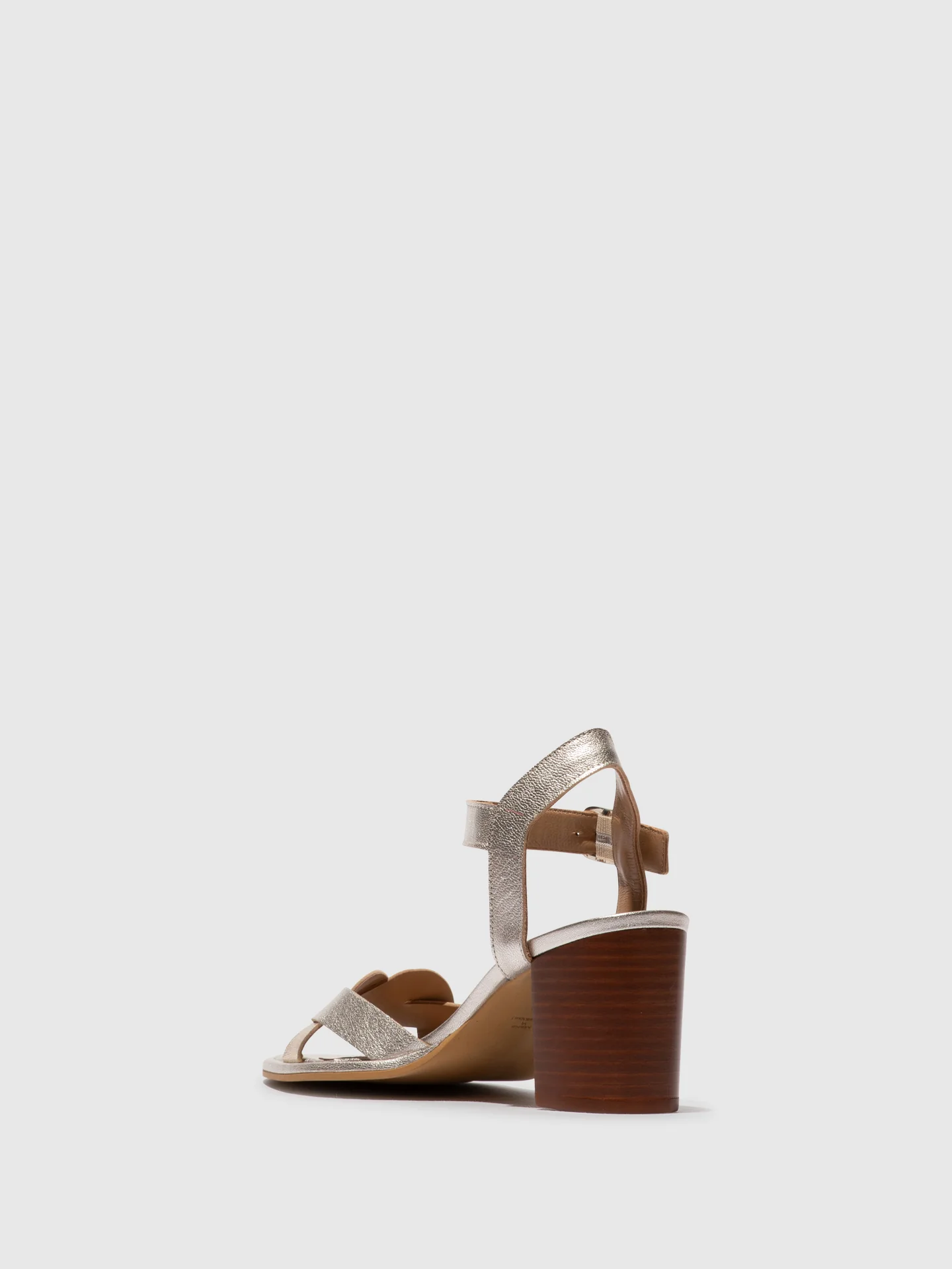 Heel Sandals MOJI263FLY SILVER/GOLD - Image 3