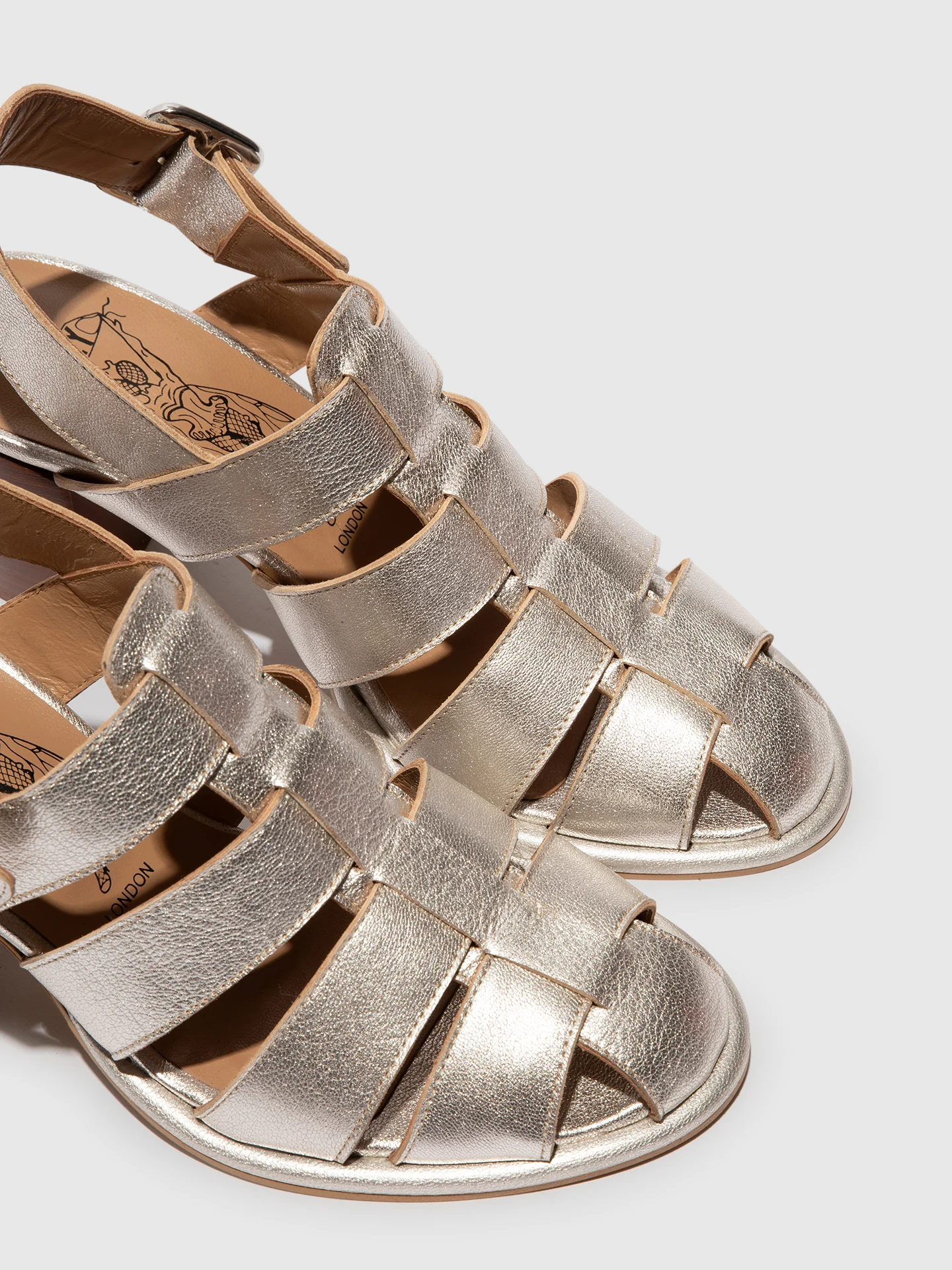 Heel Sandals MAIF262FLY SILVER - Image 4