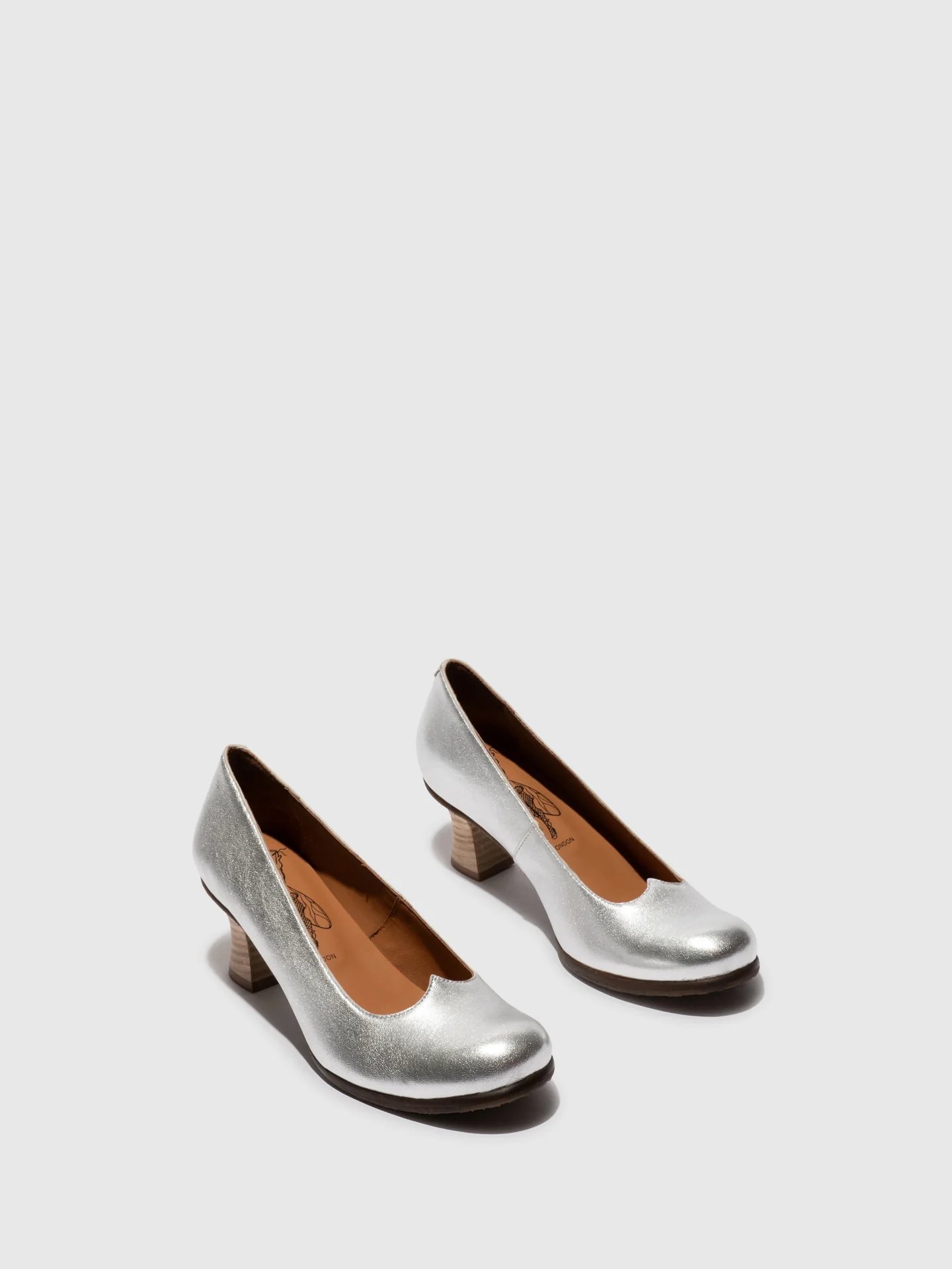 Heel Shoes BAZE086FLY SILVER - Image 2