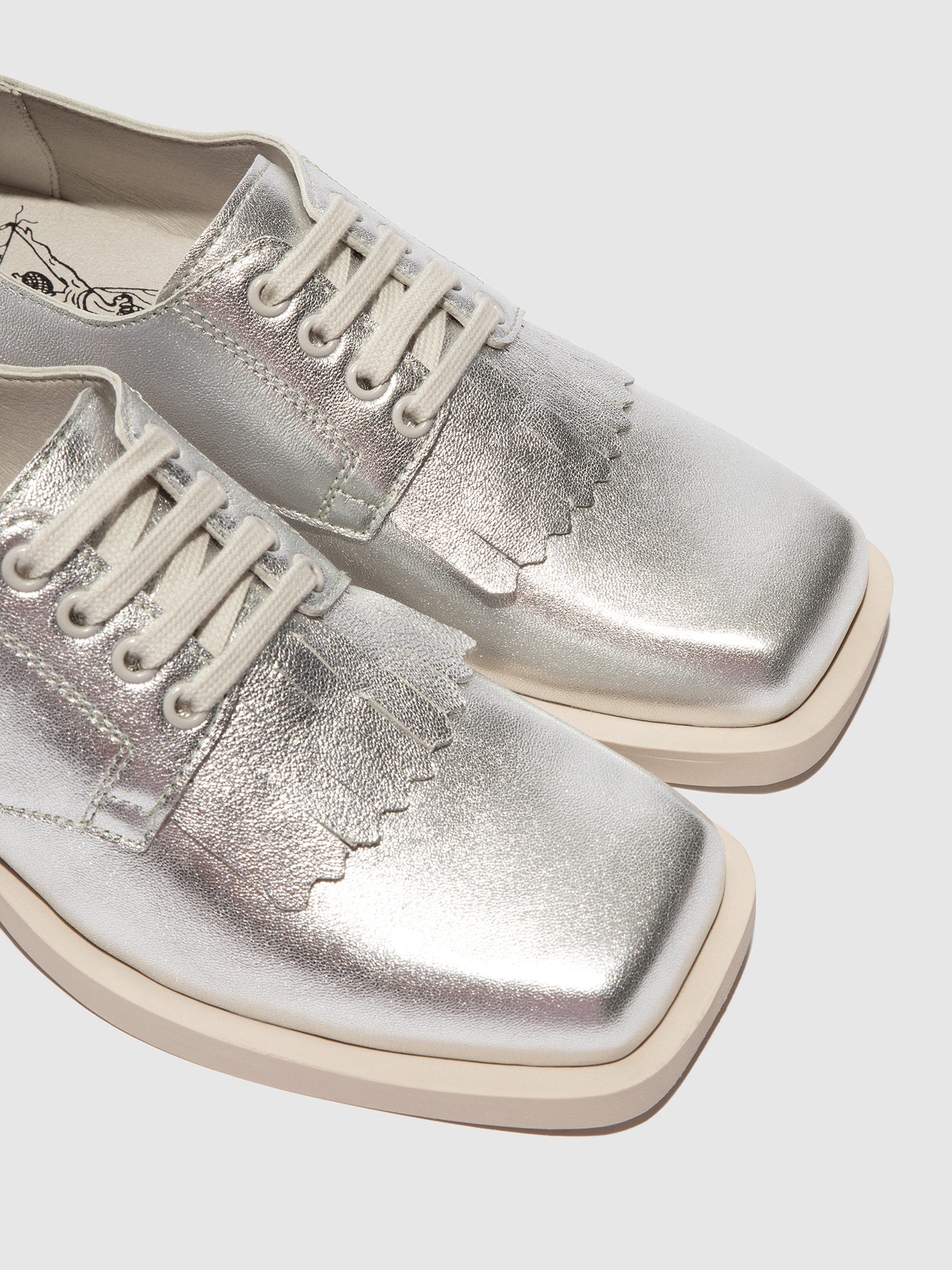 Lace-up Shoes RULP211FLY SILVER - Image 4