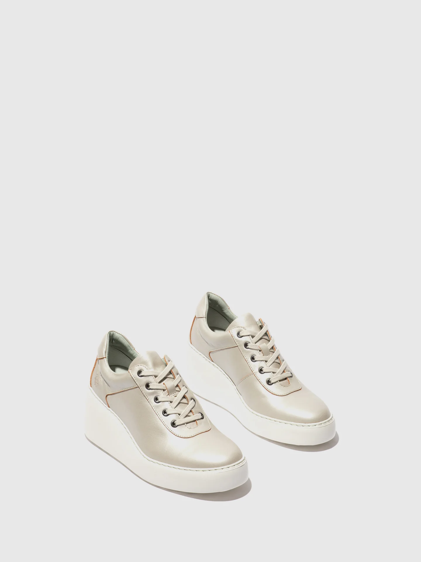 Lace-up Trainers DIPO638FLY SILVER - Image 2