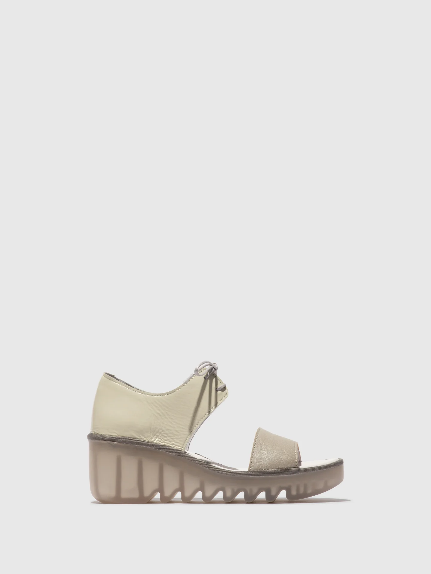 Lace-up Sandals BILU465FLY SILVER/OFFWHITE