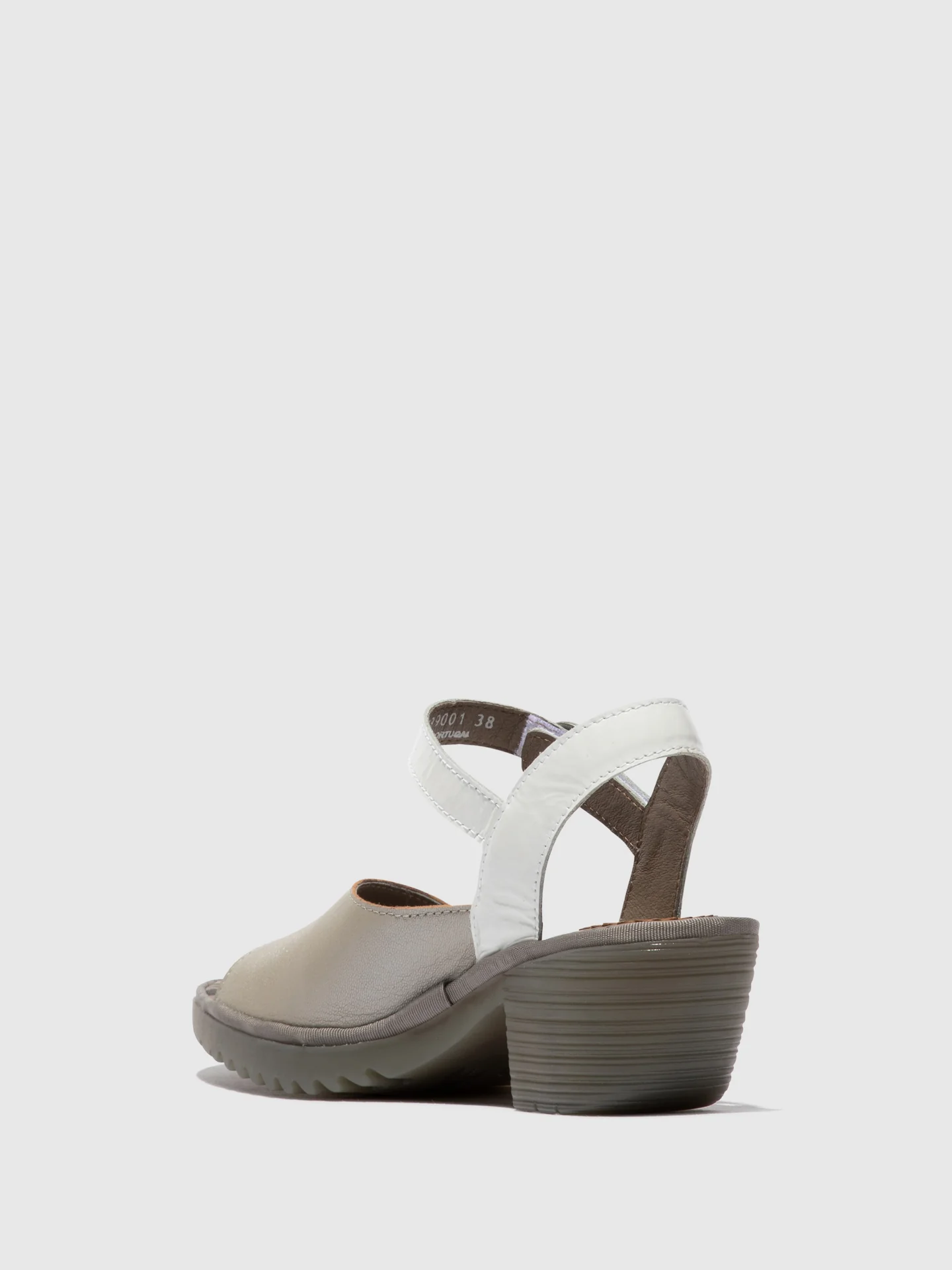Sling-Back Sandals WELY439FLY SILVER/ OFFWHITE - Image 3