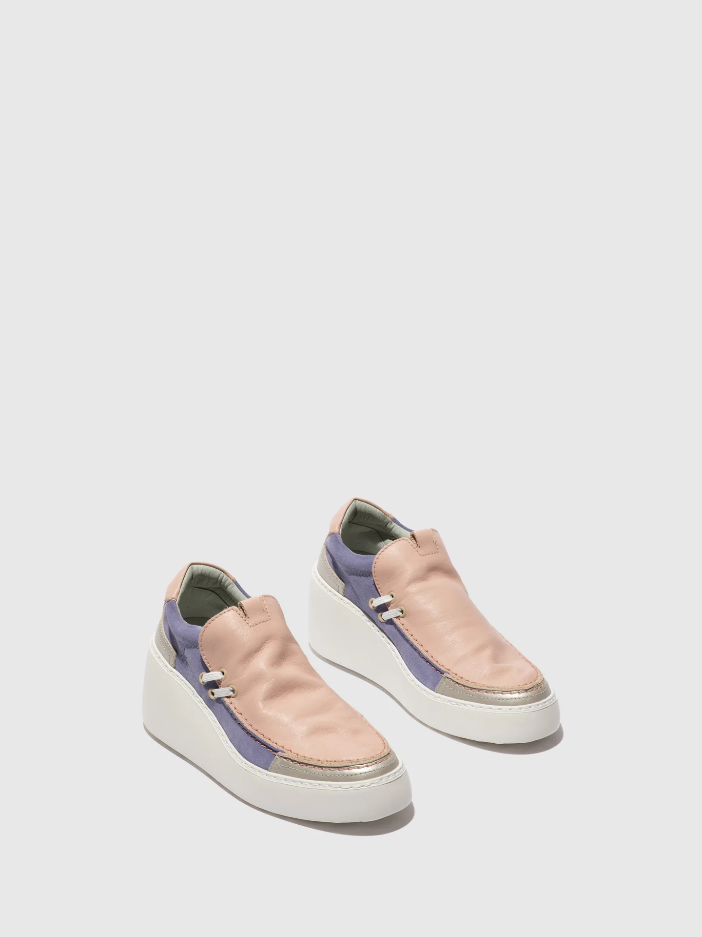 Slip-on Trainers DAVY667FLY SILVER/PALE PINK/VIOLET - Image 2