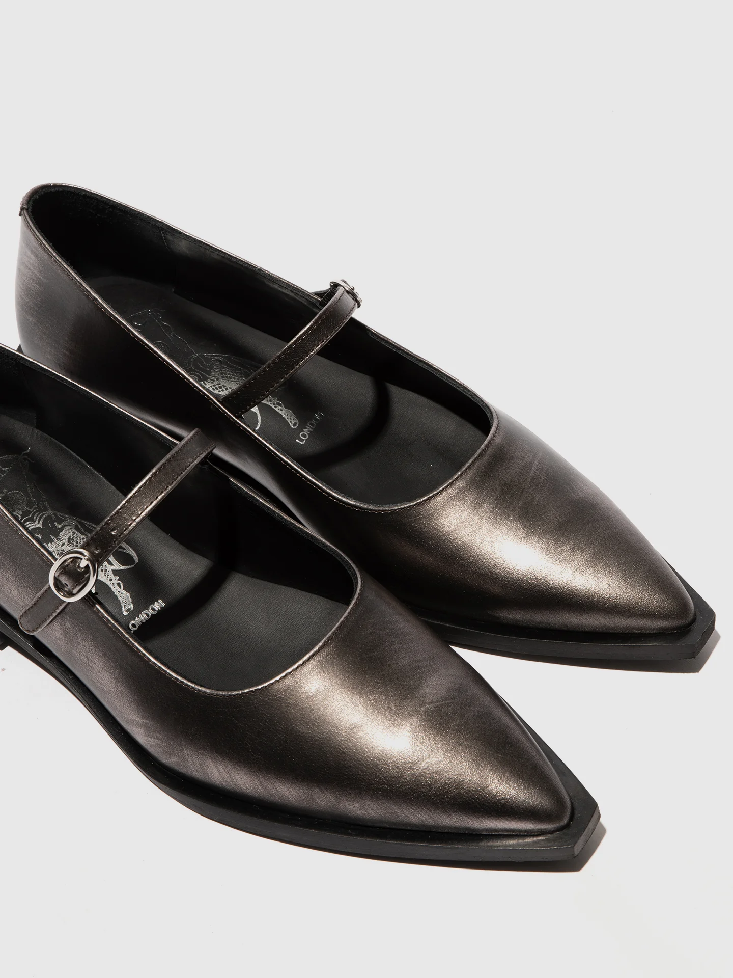 Pointed Toe Shoes RENK347FLY SILVER - Image 4