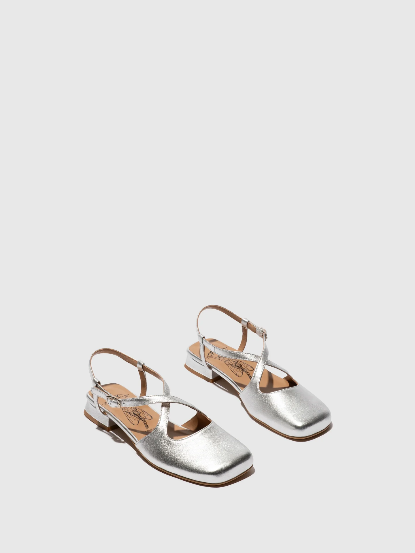 Sling-Back Sandals CEFI270FLY SILVER - Image 2
