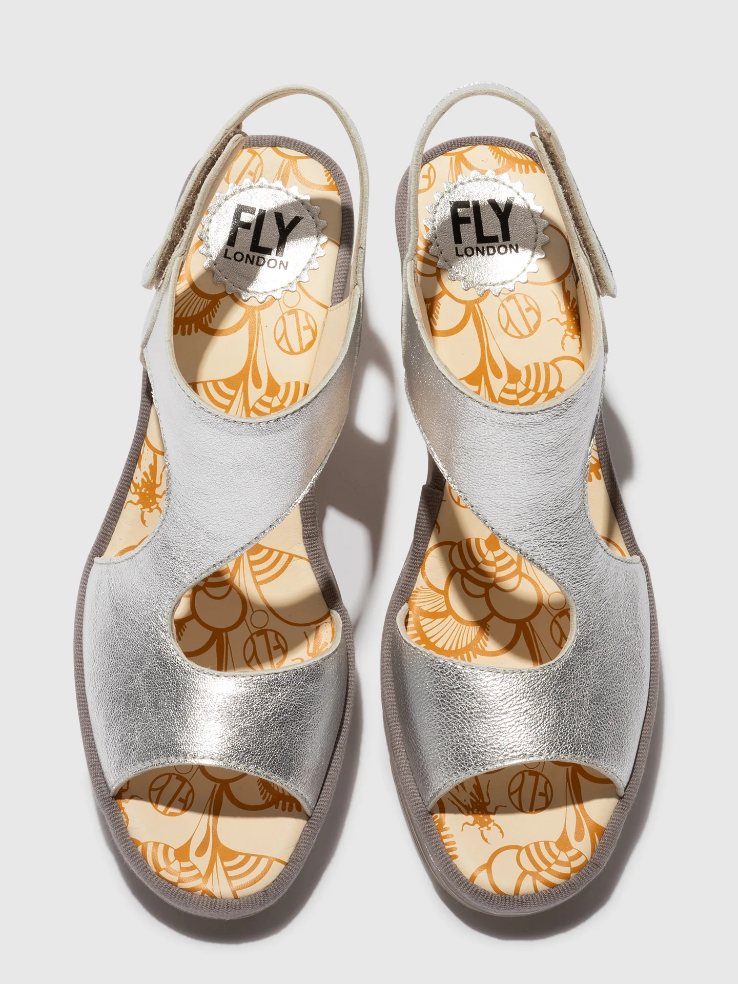 Sling-Back Sandals YOXA576FLY SILVER - Image 4