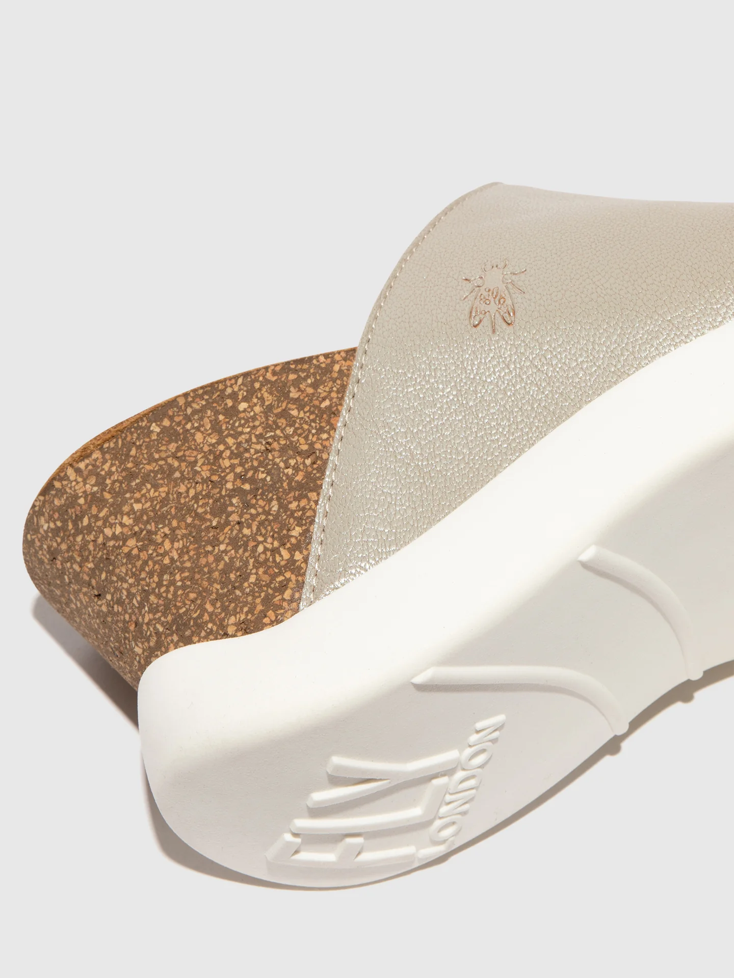 Slip-on Mules GINO966FLY SILVER - Image 4