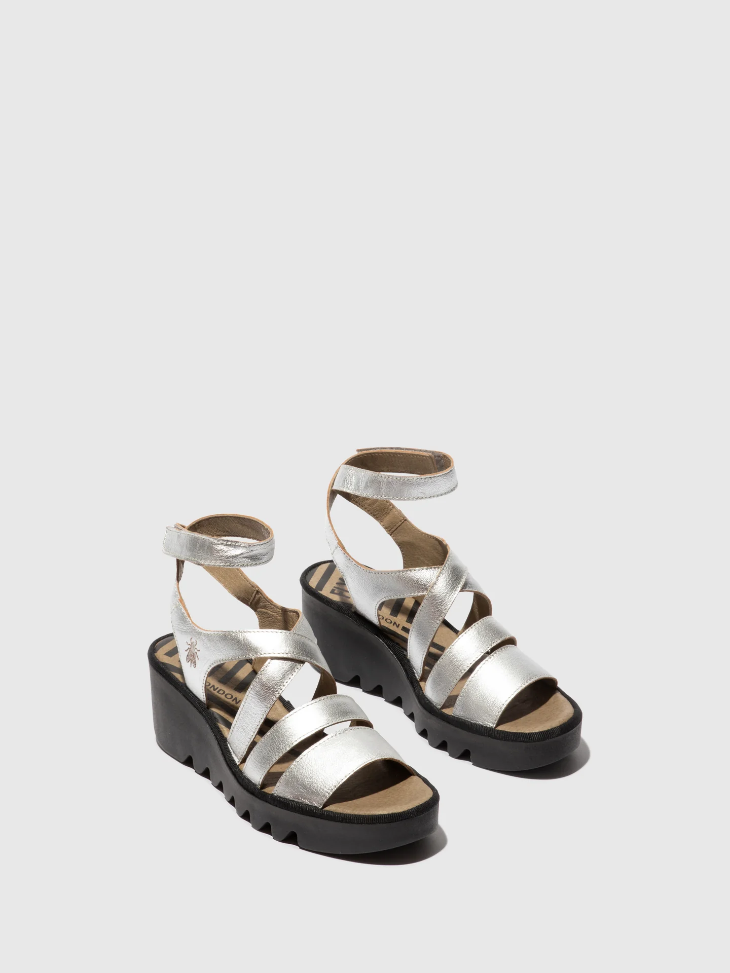 Strappy Sandals BAFY485FLY SILVER - Image 2
