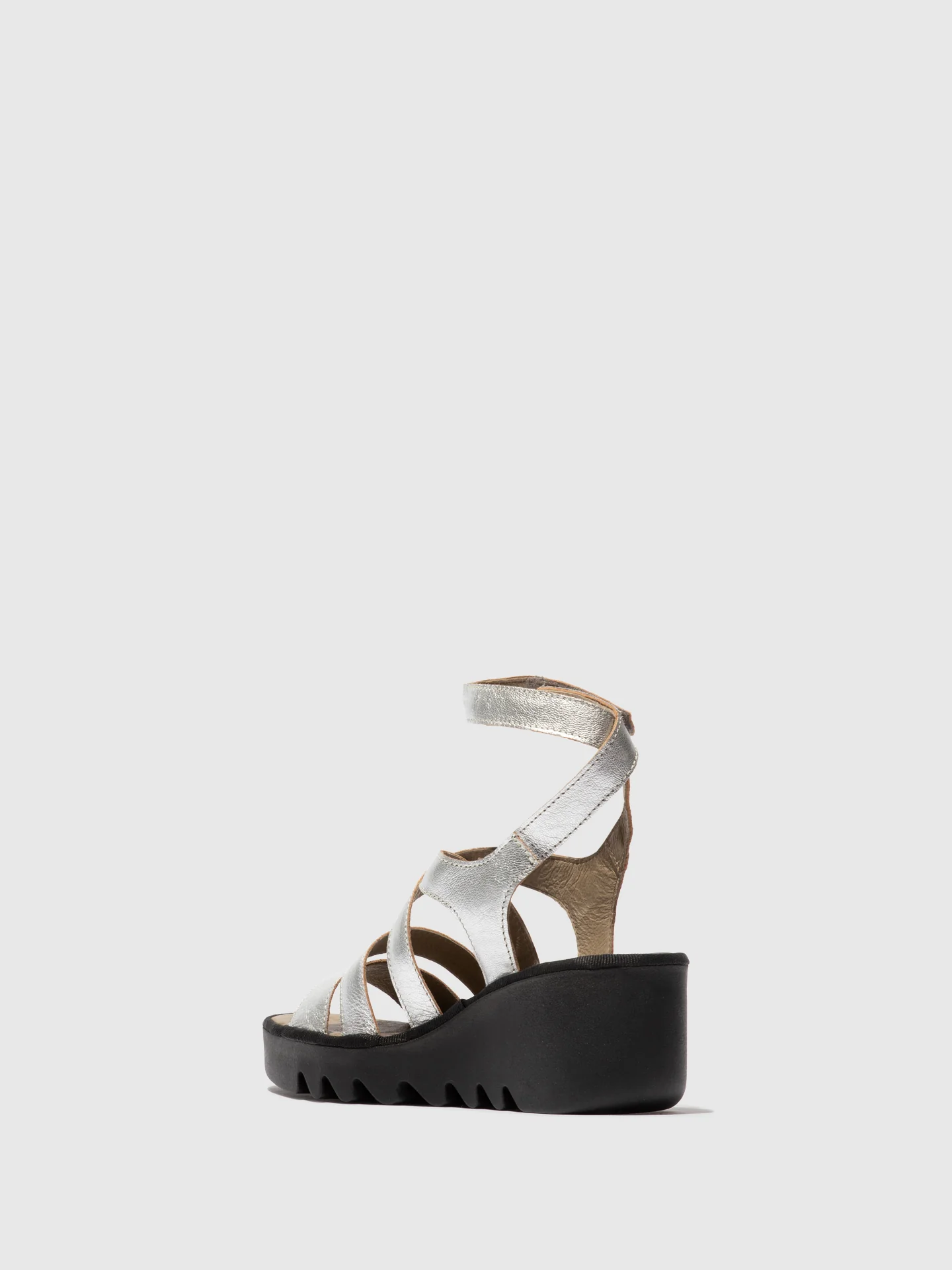 Strappy Sandals BAFY485FLY SILVER - Image 3