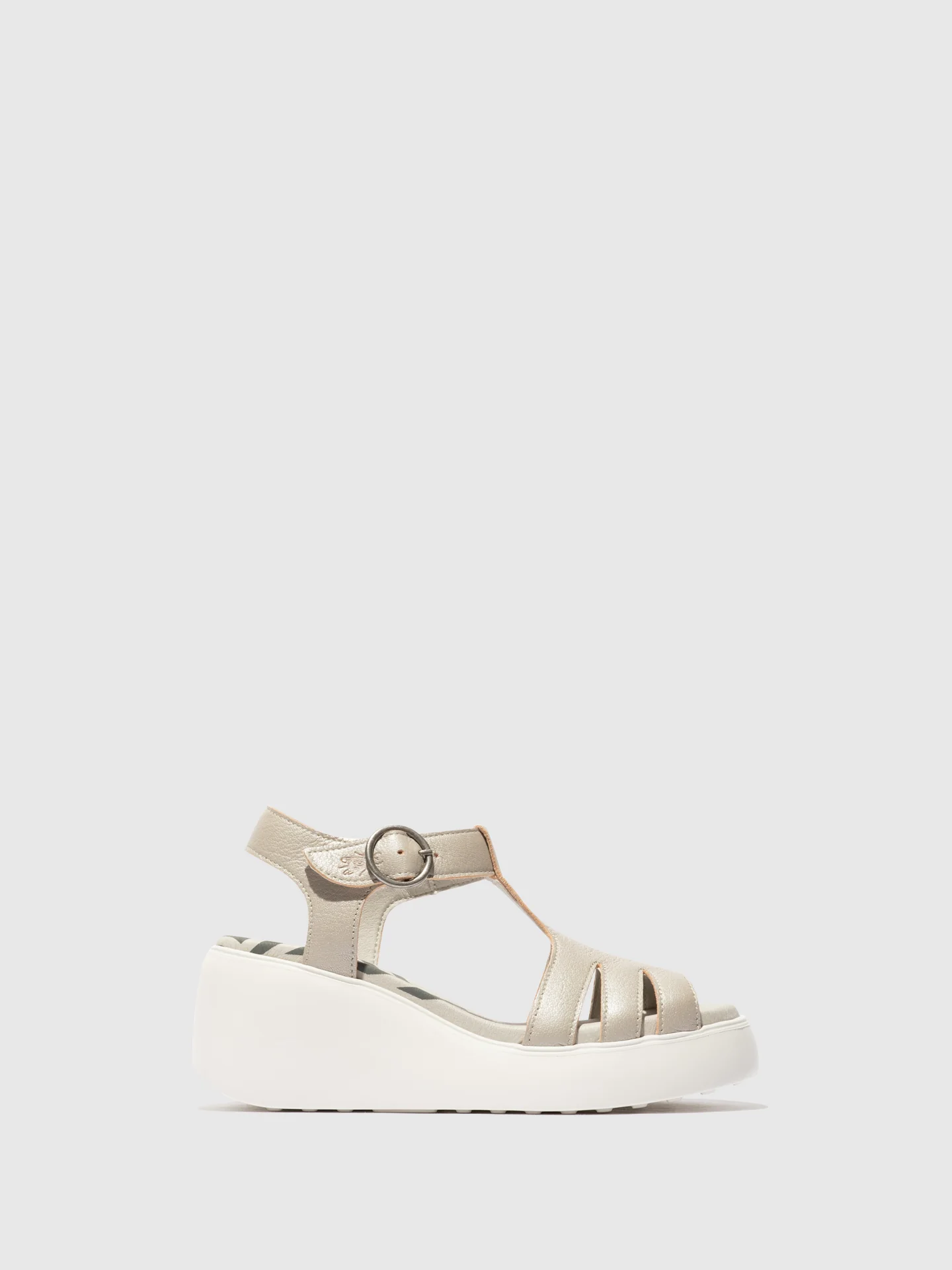 T-Strap Sandals DUMA955FLY SILVER