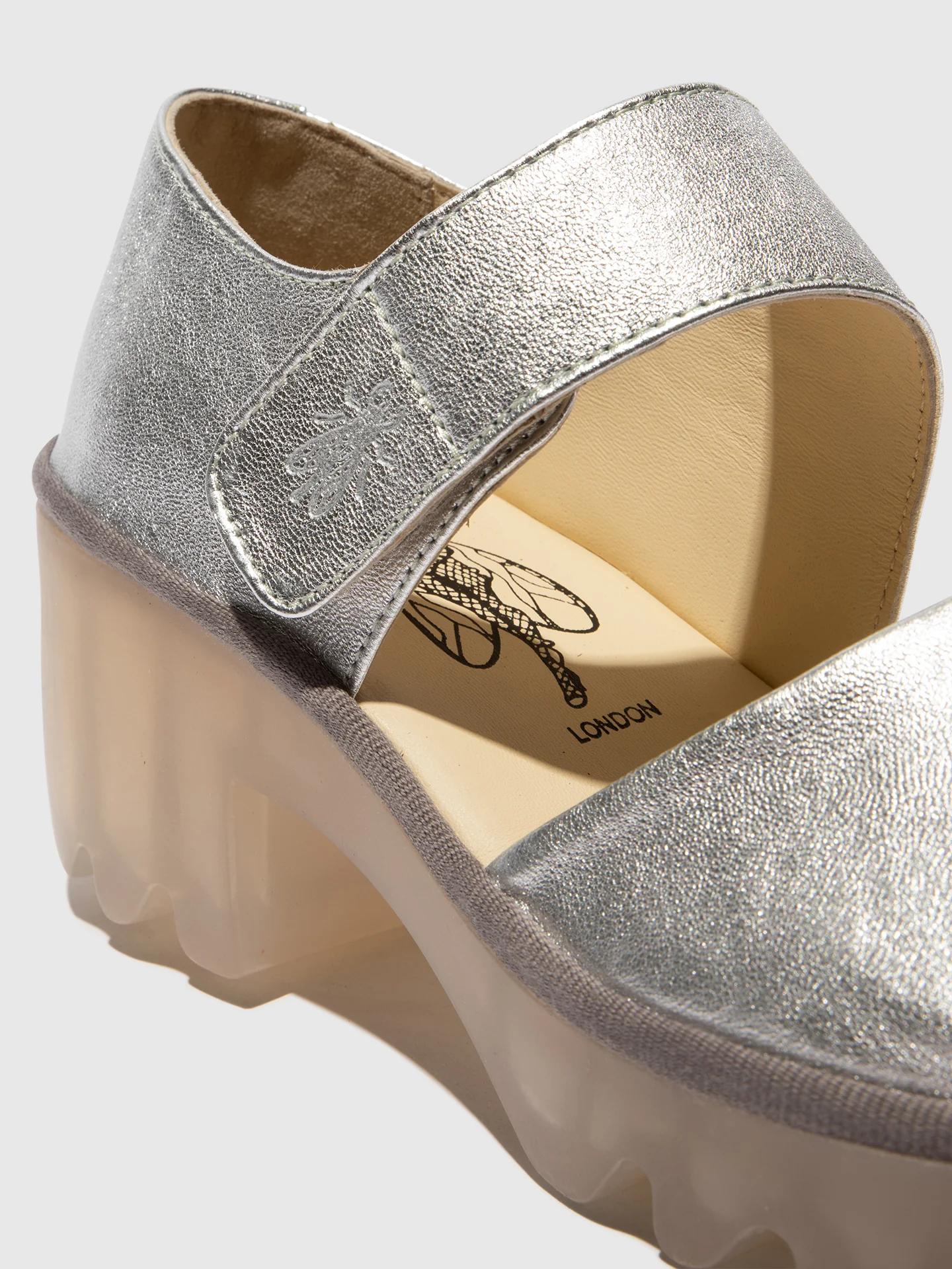 Velcro Sandals TAAR558FLY SILVER - Image 4