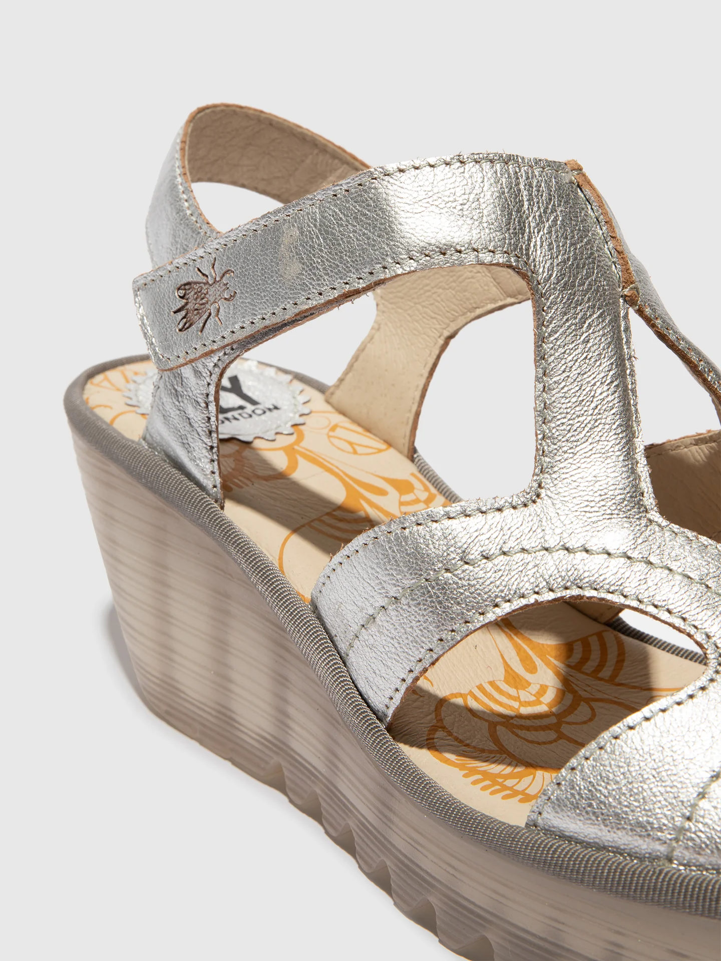 Velcro Sandals YOTU472FLY SILVER - Image 4
