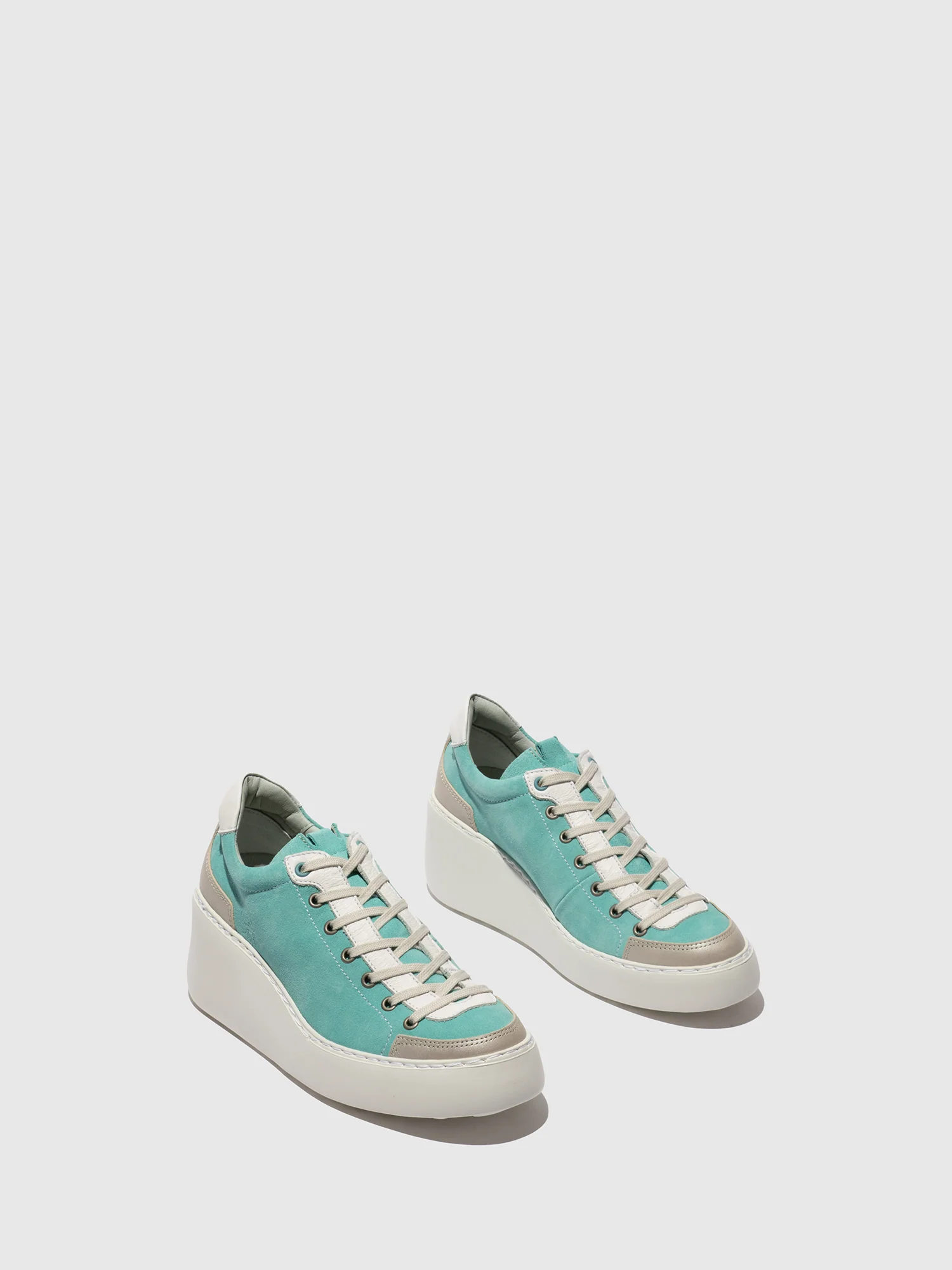 Lace-up Trainers DUFY671FLY SILVER/WHITE/SPEARMINT - Image 2