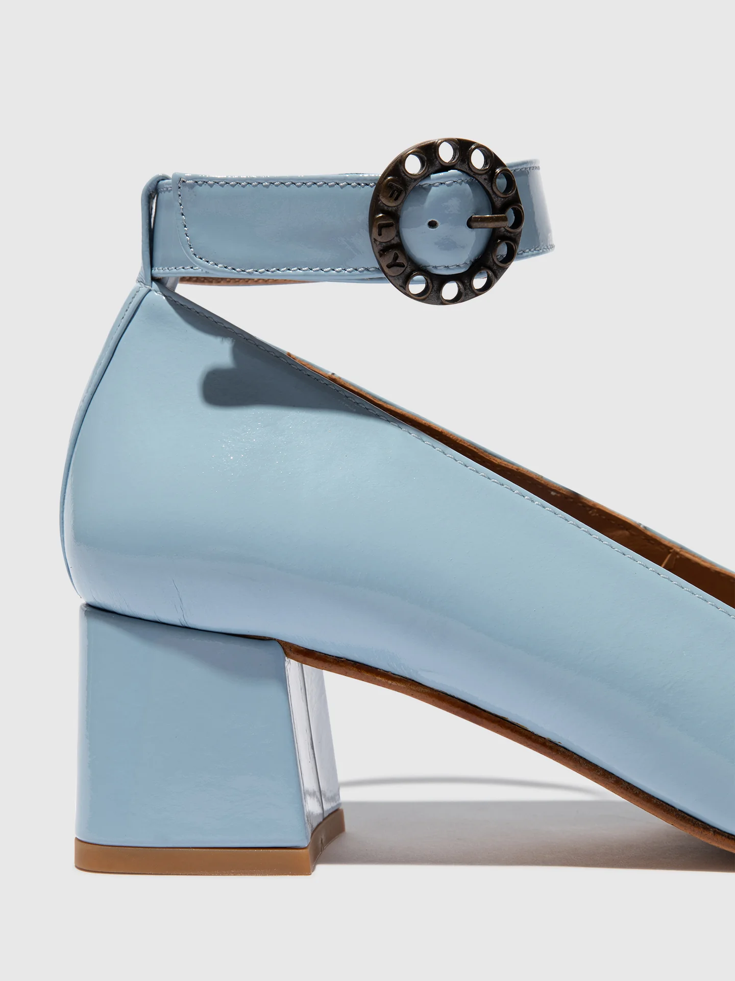 Ankle Strap Shoes SAZI082FLY SKY BLUE - Image 4