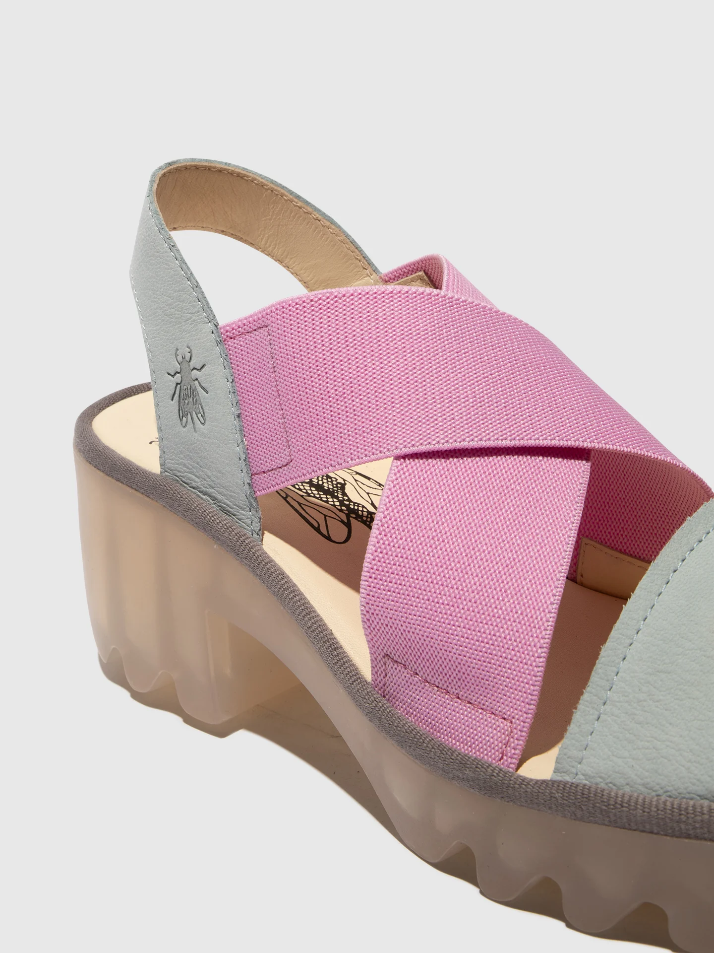 Crossover Sandals TAJI502FLY SKY BLUE/BABY PINK - Image 4
