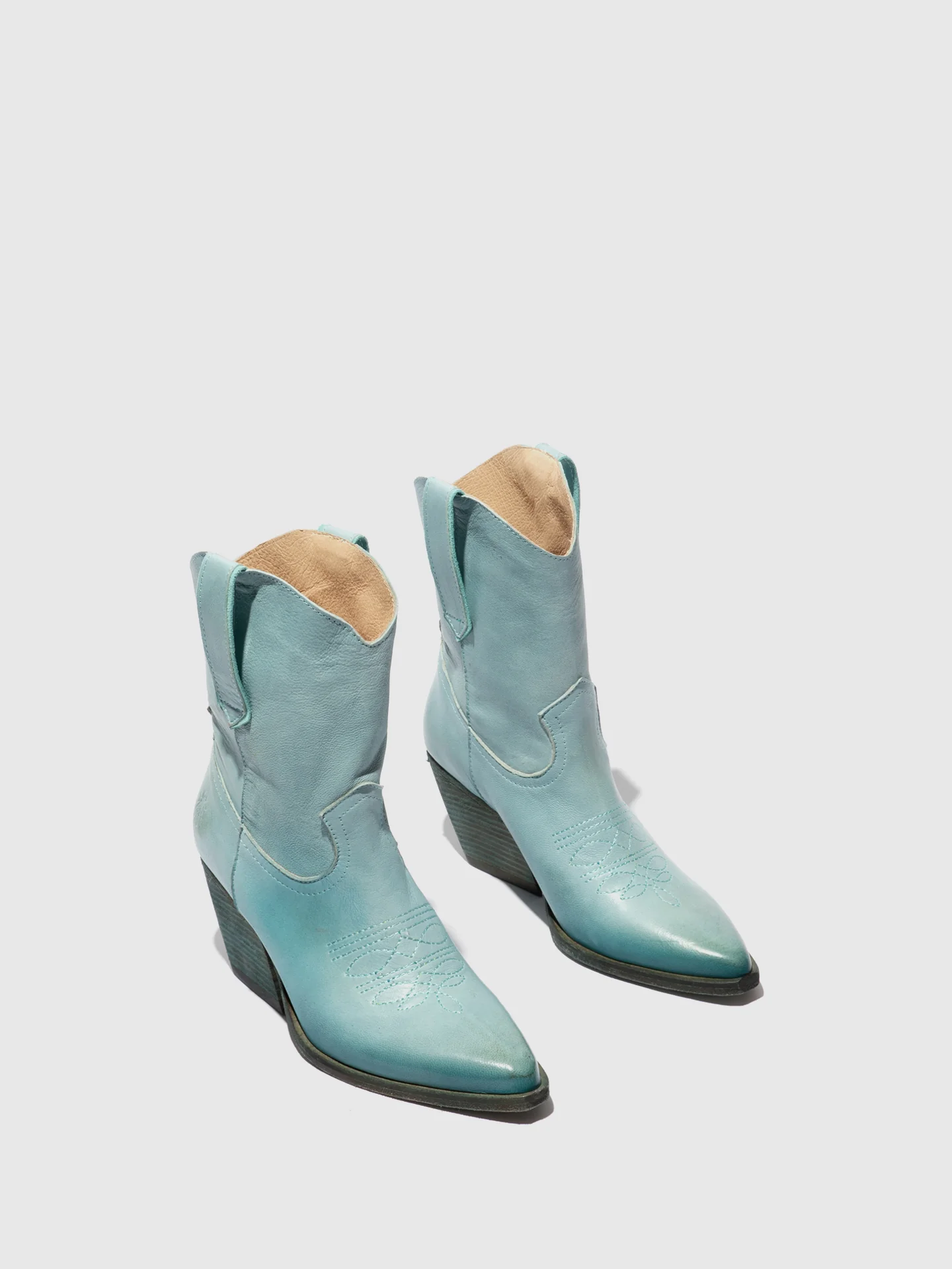 Cowboy Ankle Boots WOFY093FLY SKY BLUE - Image 2