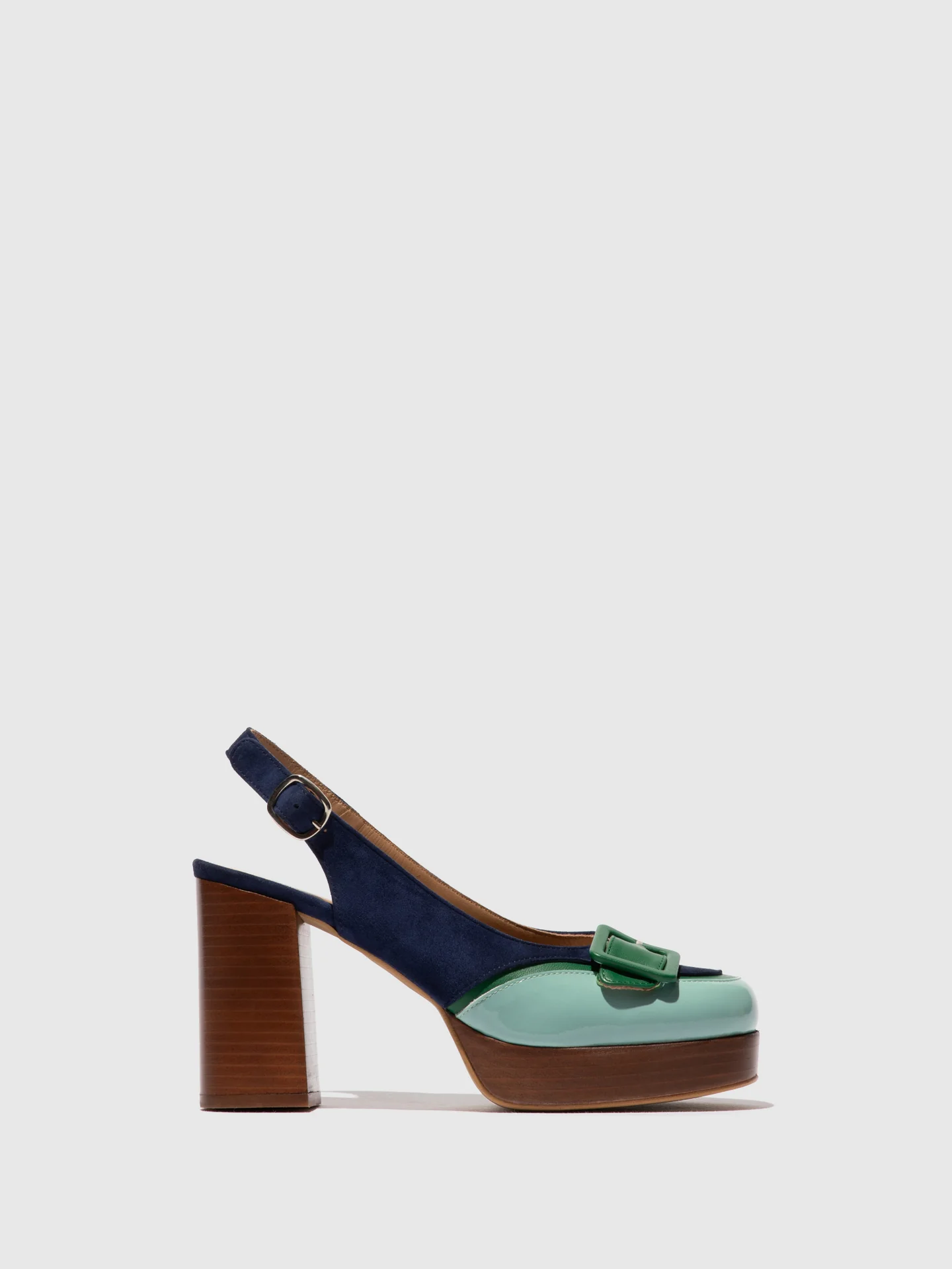 Buckle Sandals EVAH243FLY SKY BLUE/EMERALD/BLUE