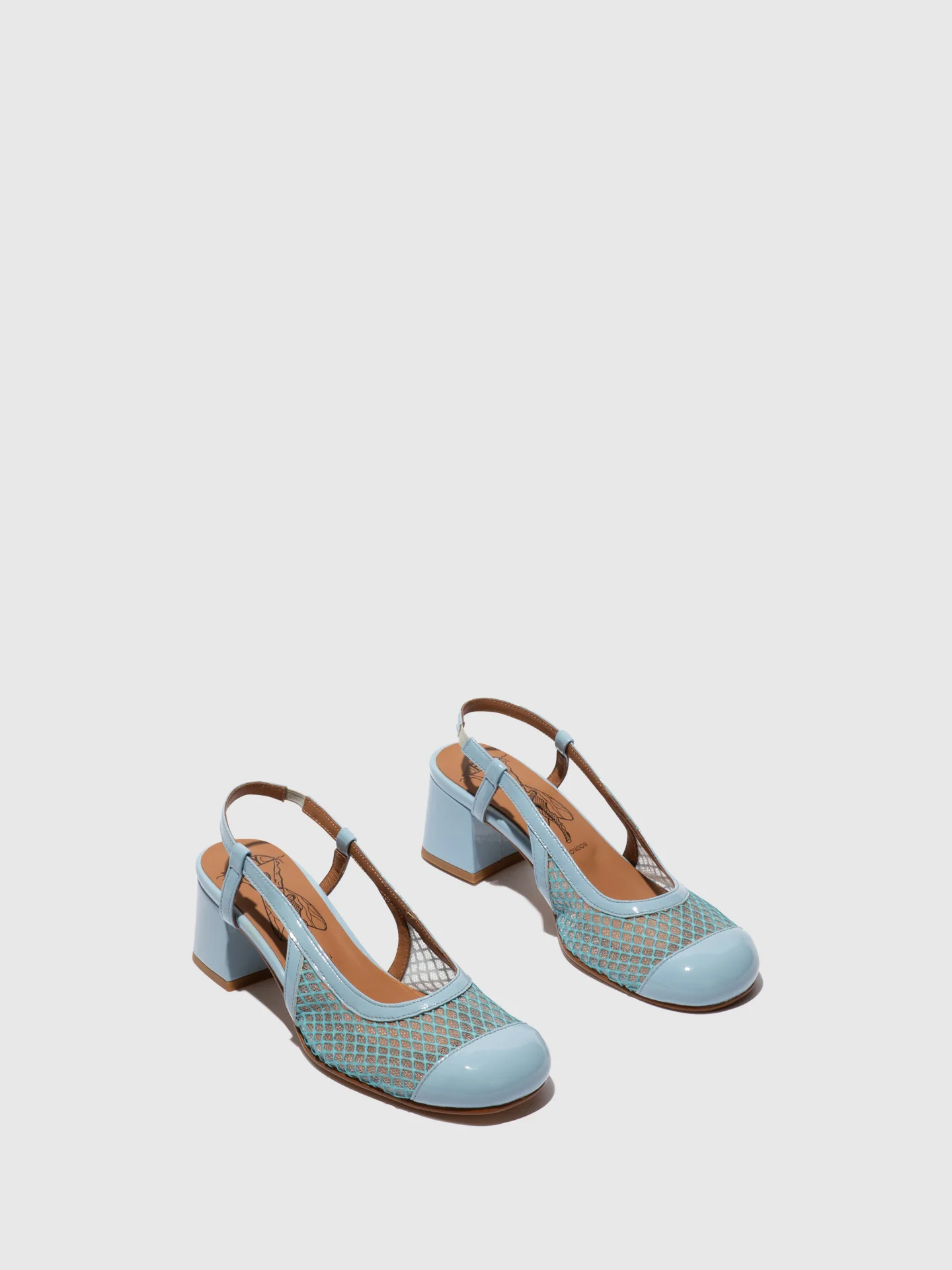 Sling-Back Sandals SOKI273FLY SKY BLUE - Image 2
