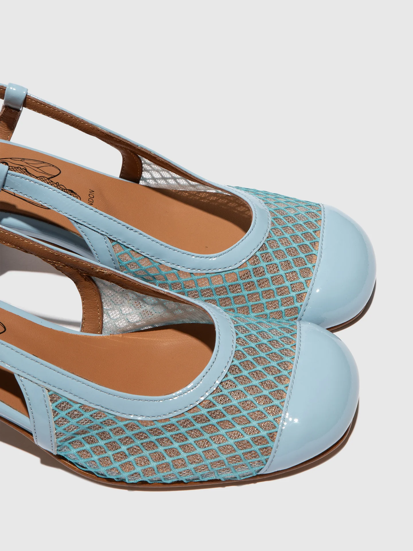 Sling-Back Sandals SOKI273FLY SKY BLUE - Image 4