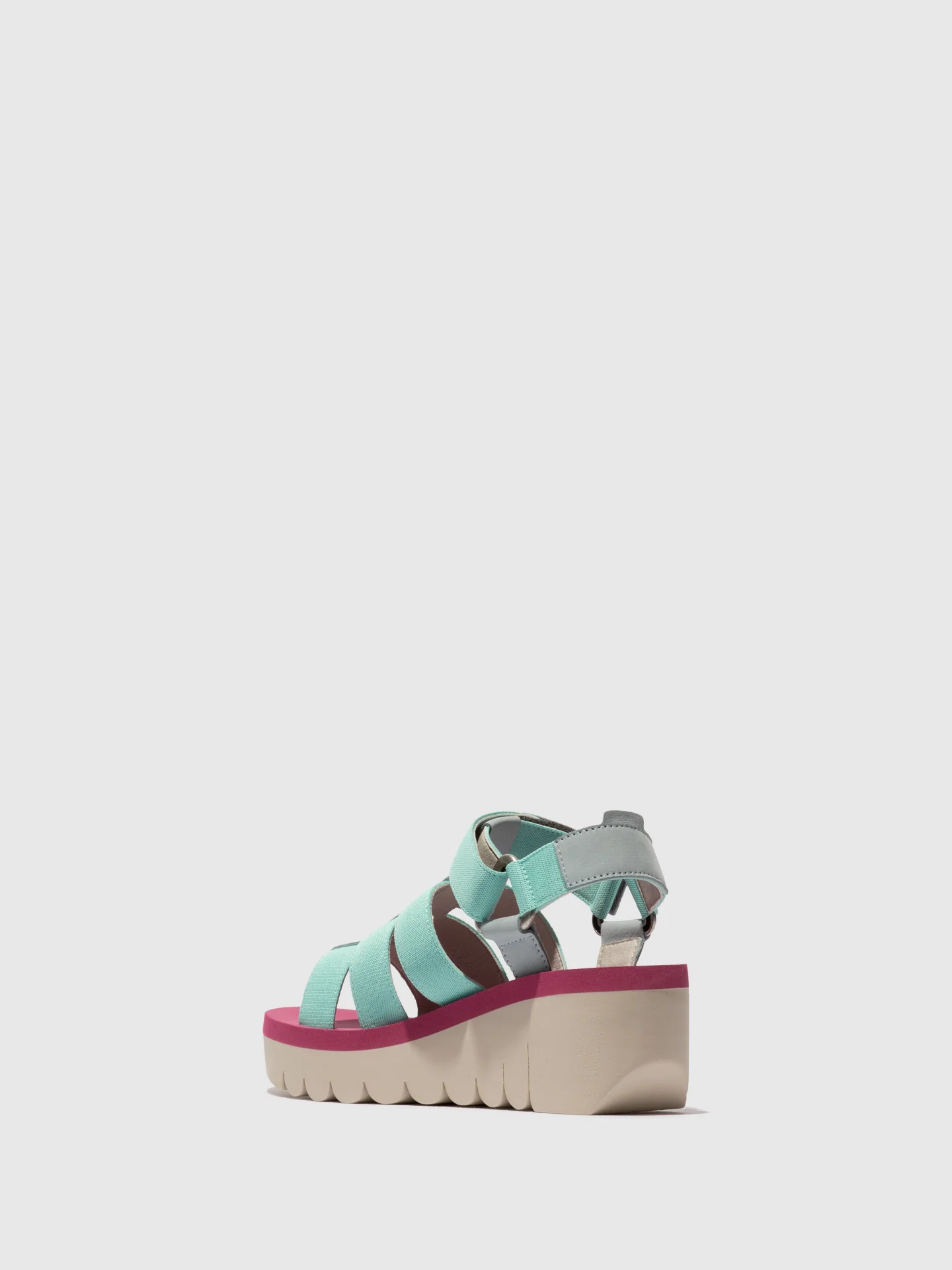 Strappy Sandals YOJI198FLY SKY BLUE/SPEARMINT/LILAC - Image 3
