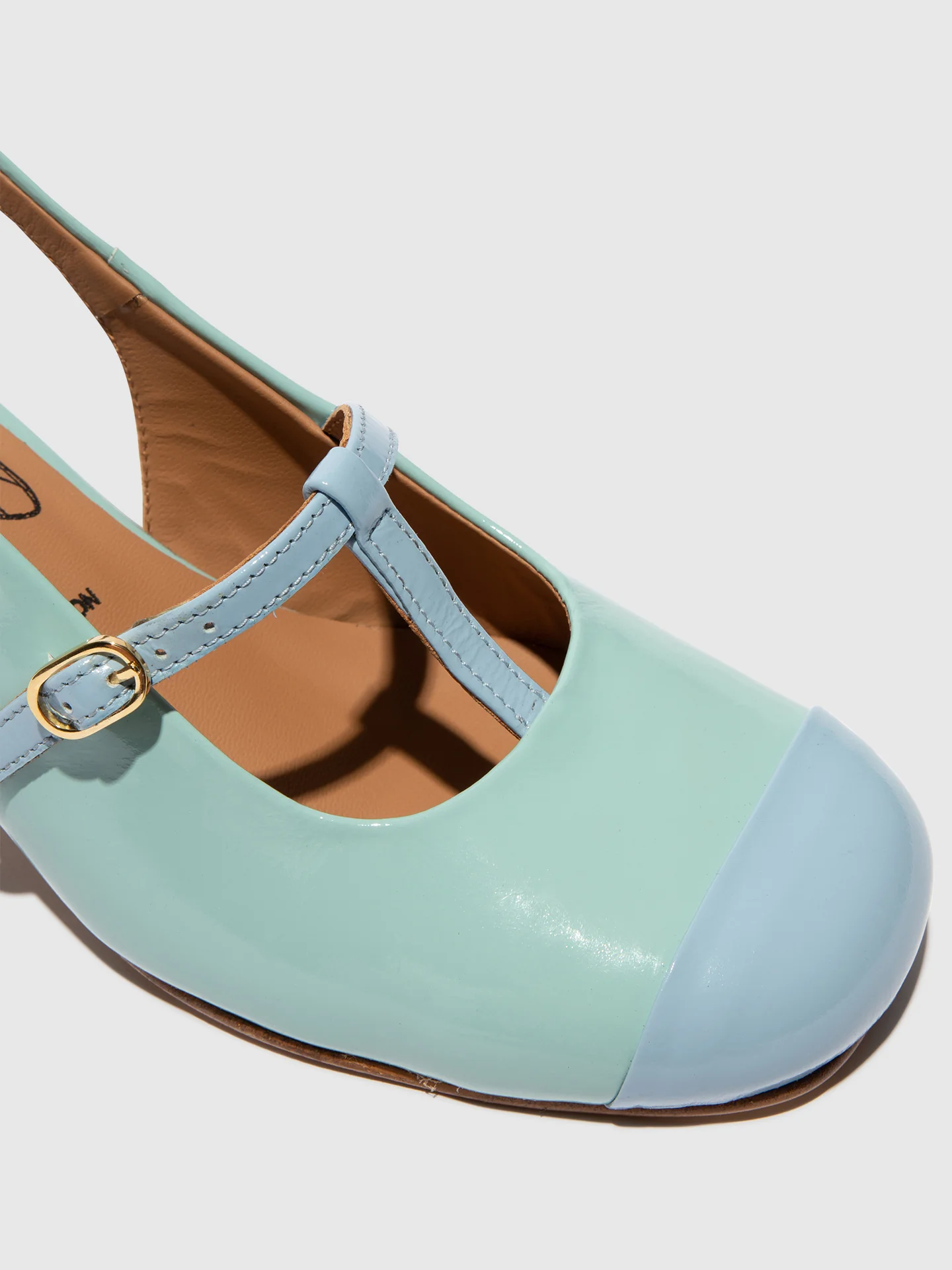 Sling-Back Sandals SOLN083FLY SKY BLUE/SPEARMINT - Image 4