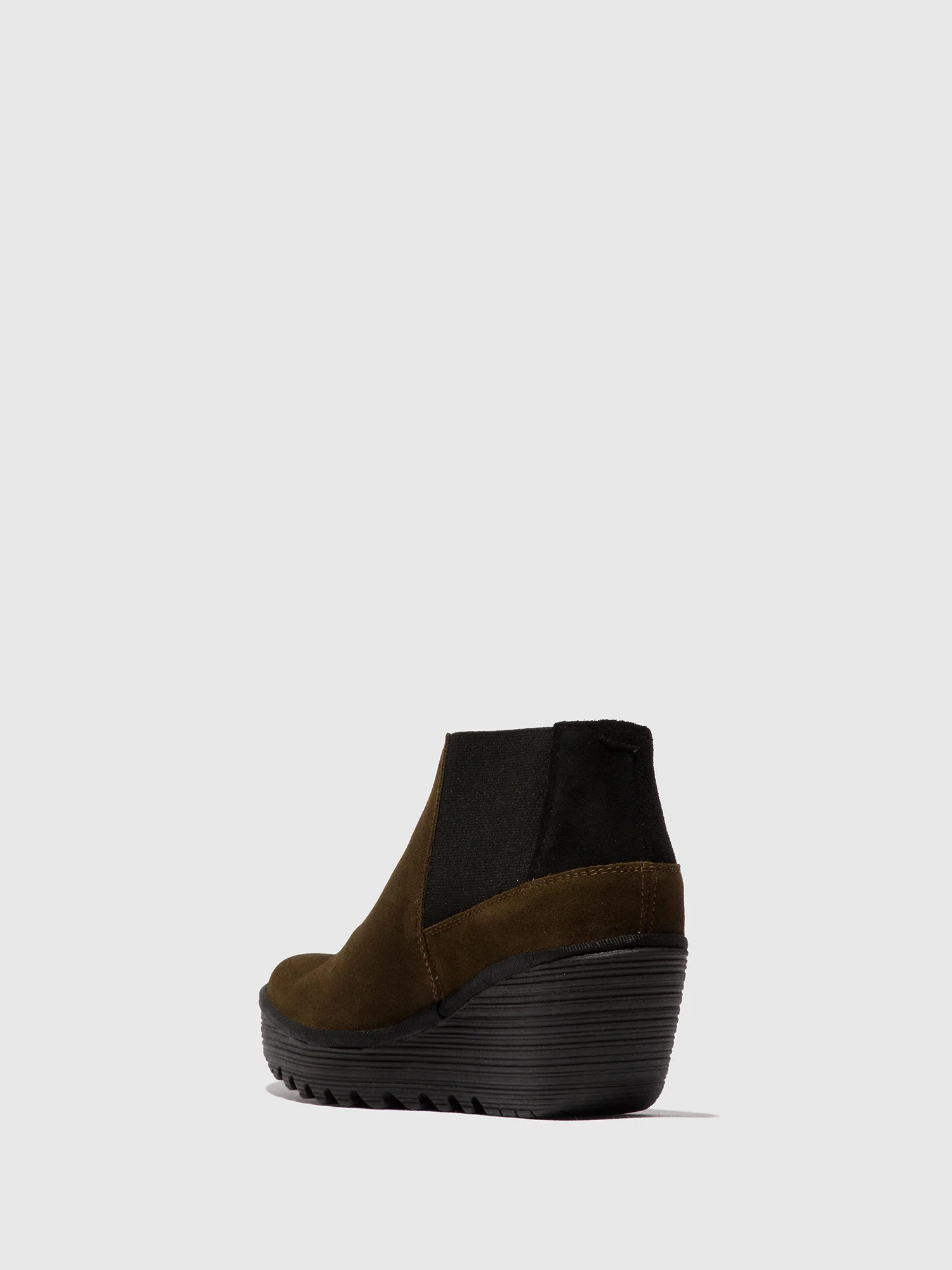 Zip Up Ankle Boots YEGO400FLY SLUDGE/BLACK - Image 3