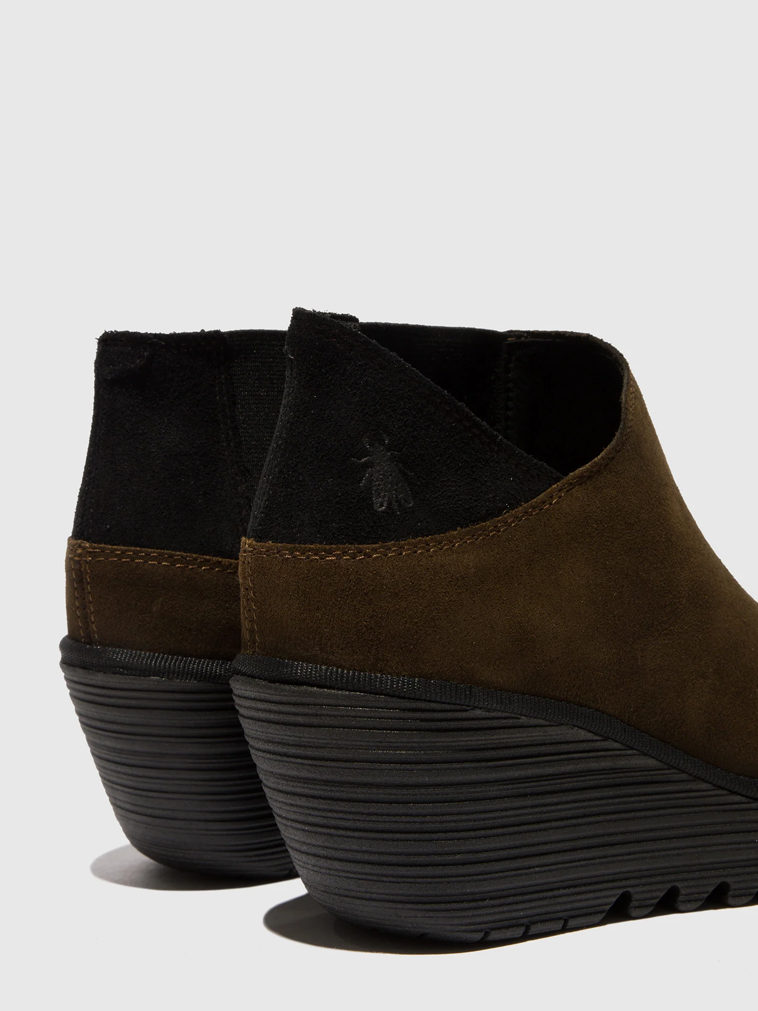 Zip Up Ankle Boots YEGO400FLY SLUDGE/BLACK - Image 4