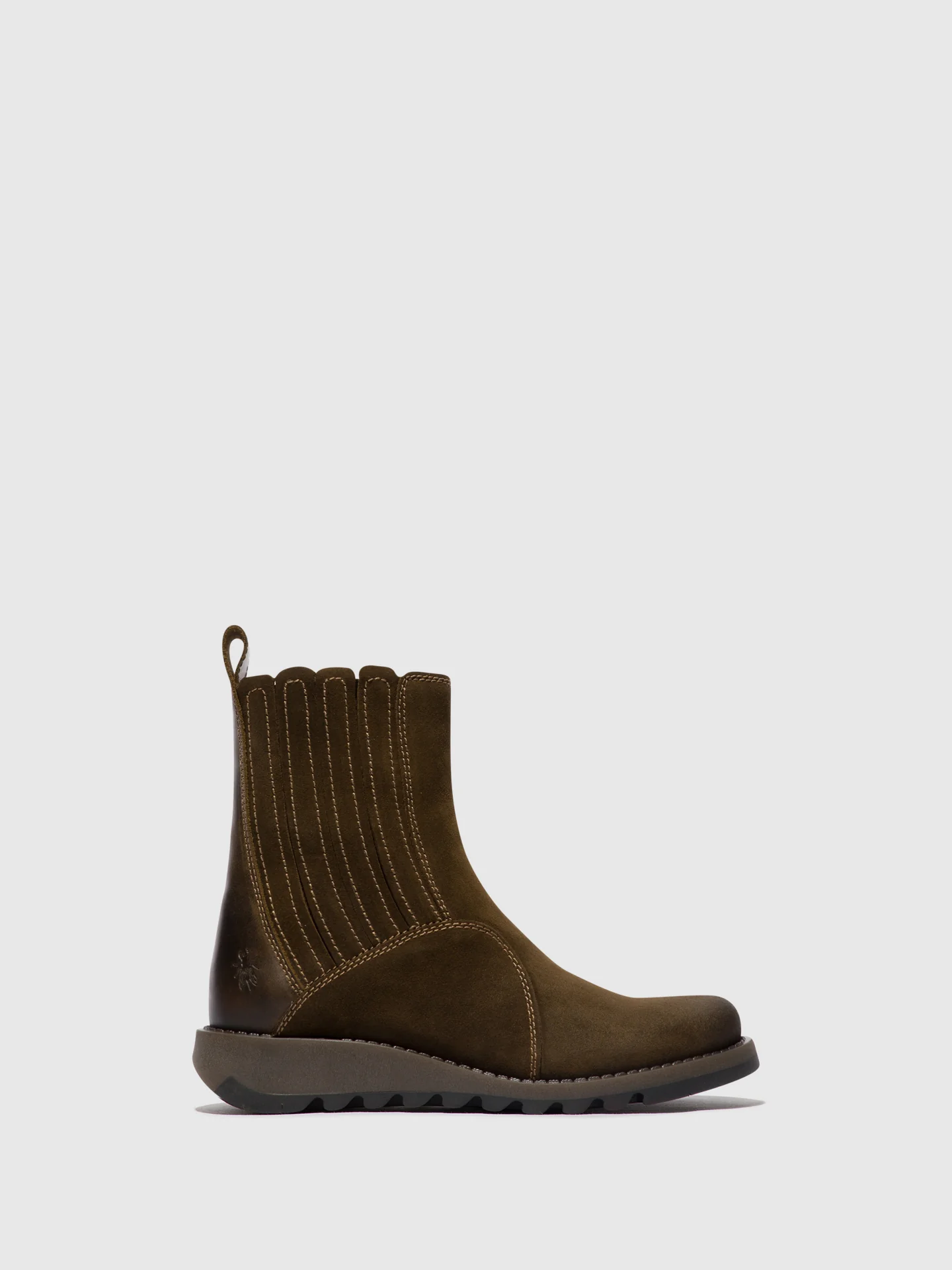 Zip Up Ankle Boots SUZY899FLY SLUDGE/OLIVE