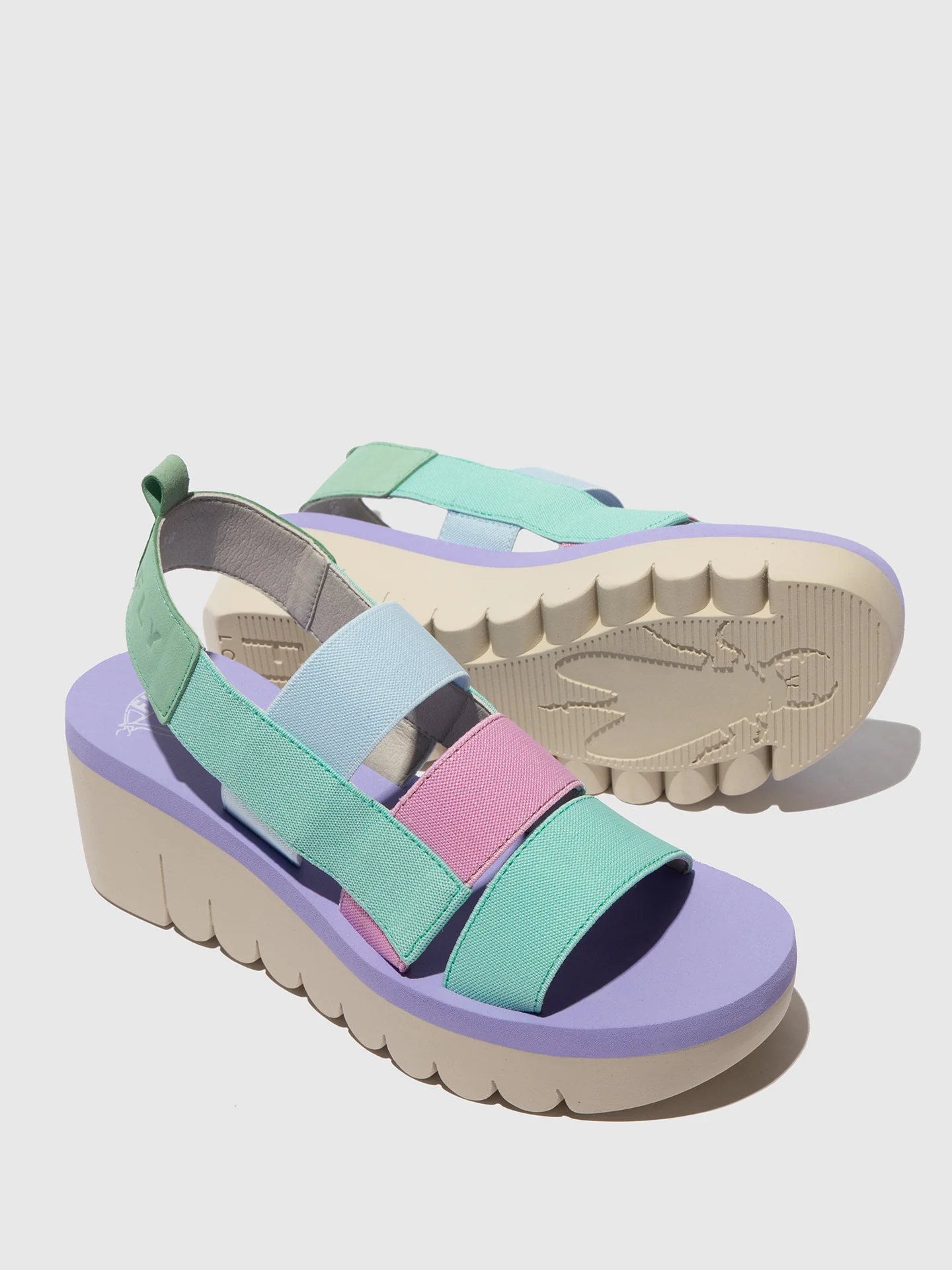 Strappy Sandals YERE847FLY SPEARMINT/MULTICOLOR/SPEARMINT - Image 4