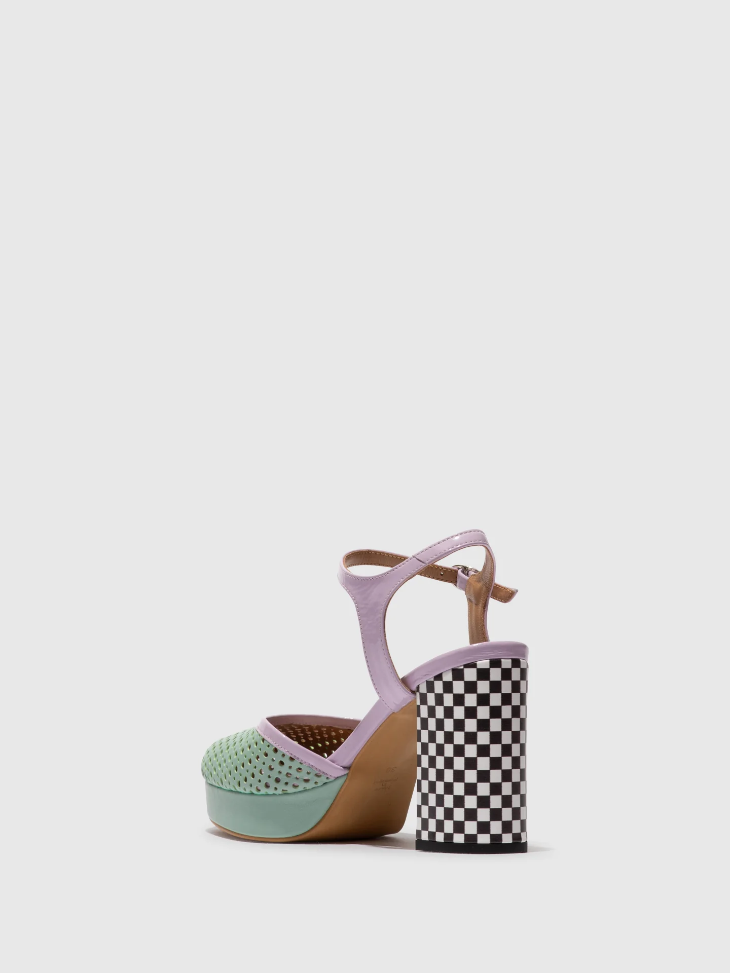 Sling-Back Sandals ELZA241FLY SPEARMINT/PURPLE/BLUE - Image 3