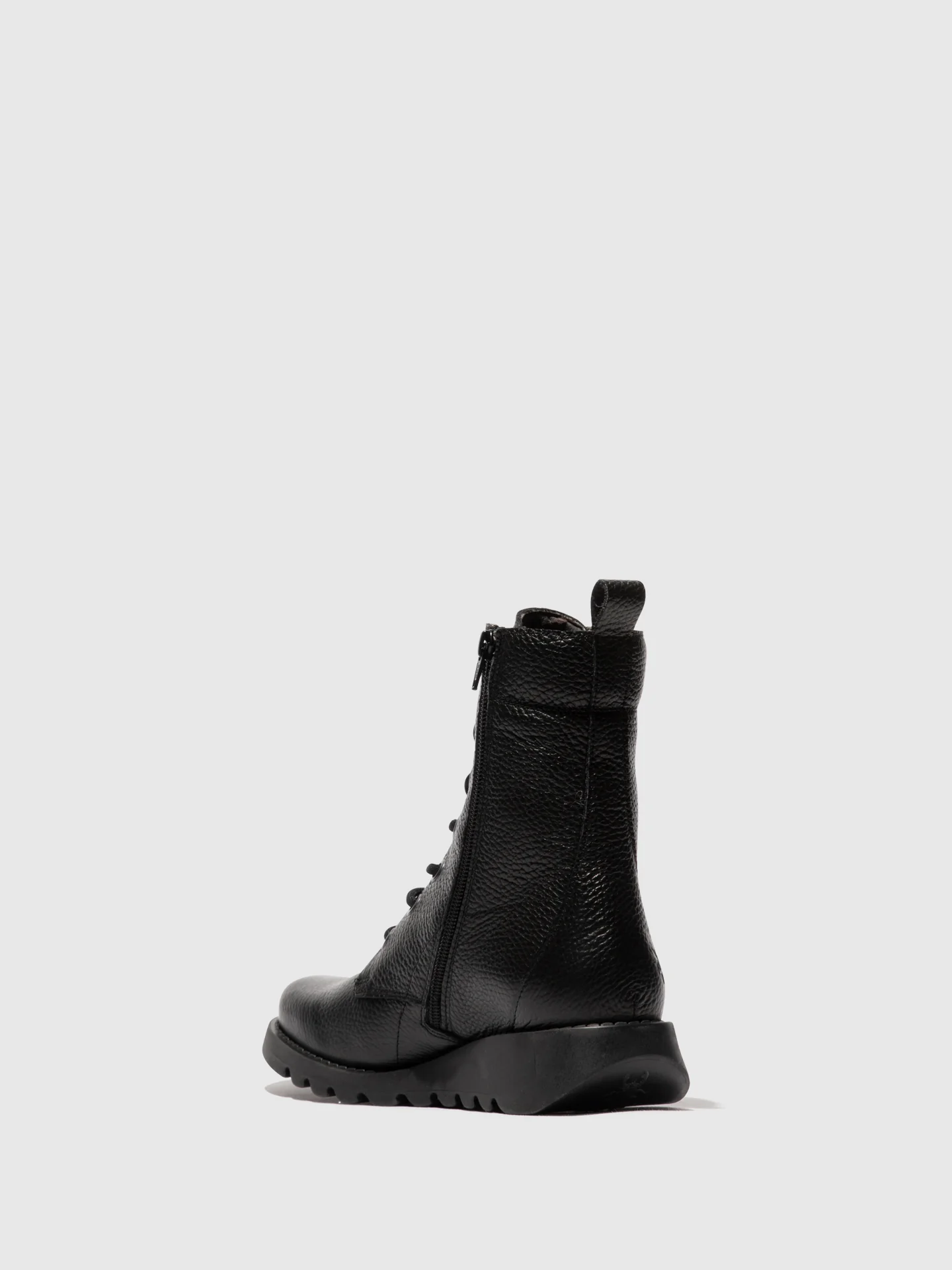 Lace-up Ankle Boots SILF015FLY STAR BLACK - Image 3