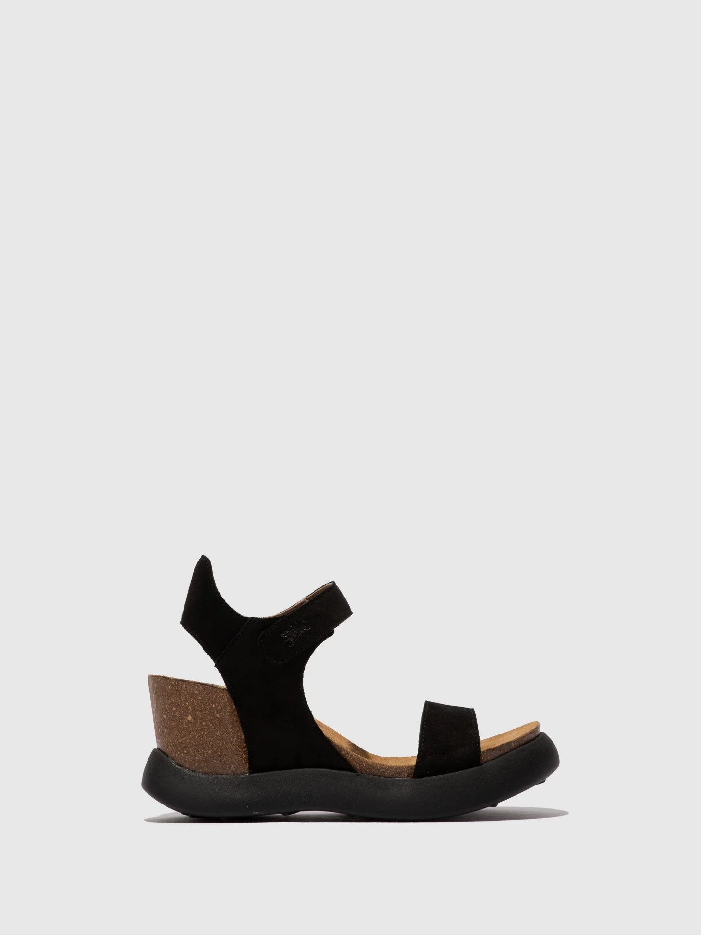 Velcro Sandals GOGO967FLY SUEDE BLACK